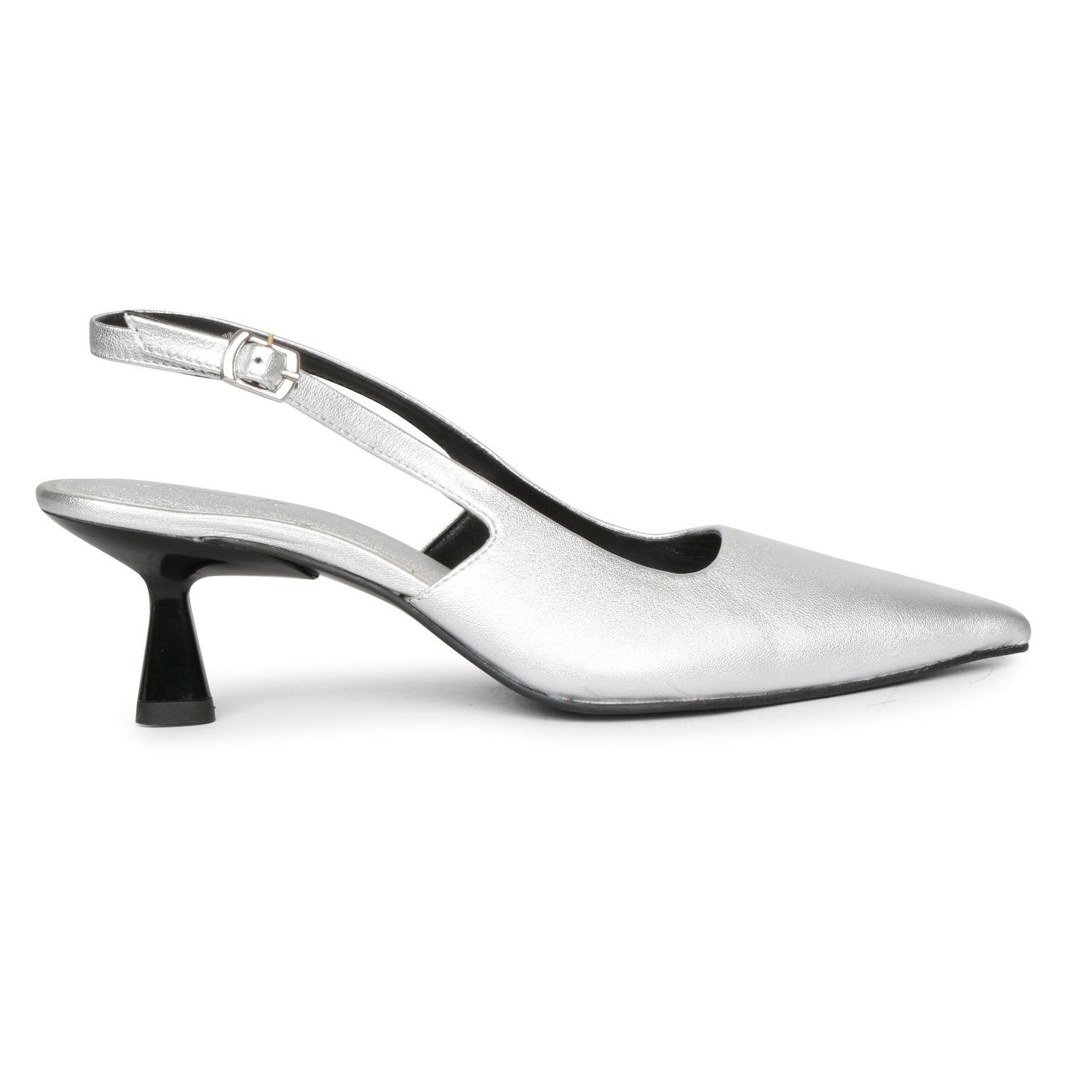 Saint G Cynara Slingback Pointed Toe Pump In White