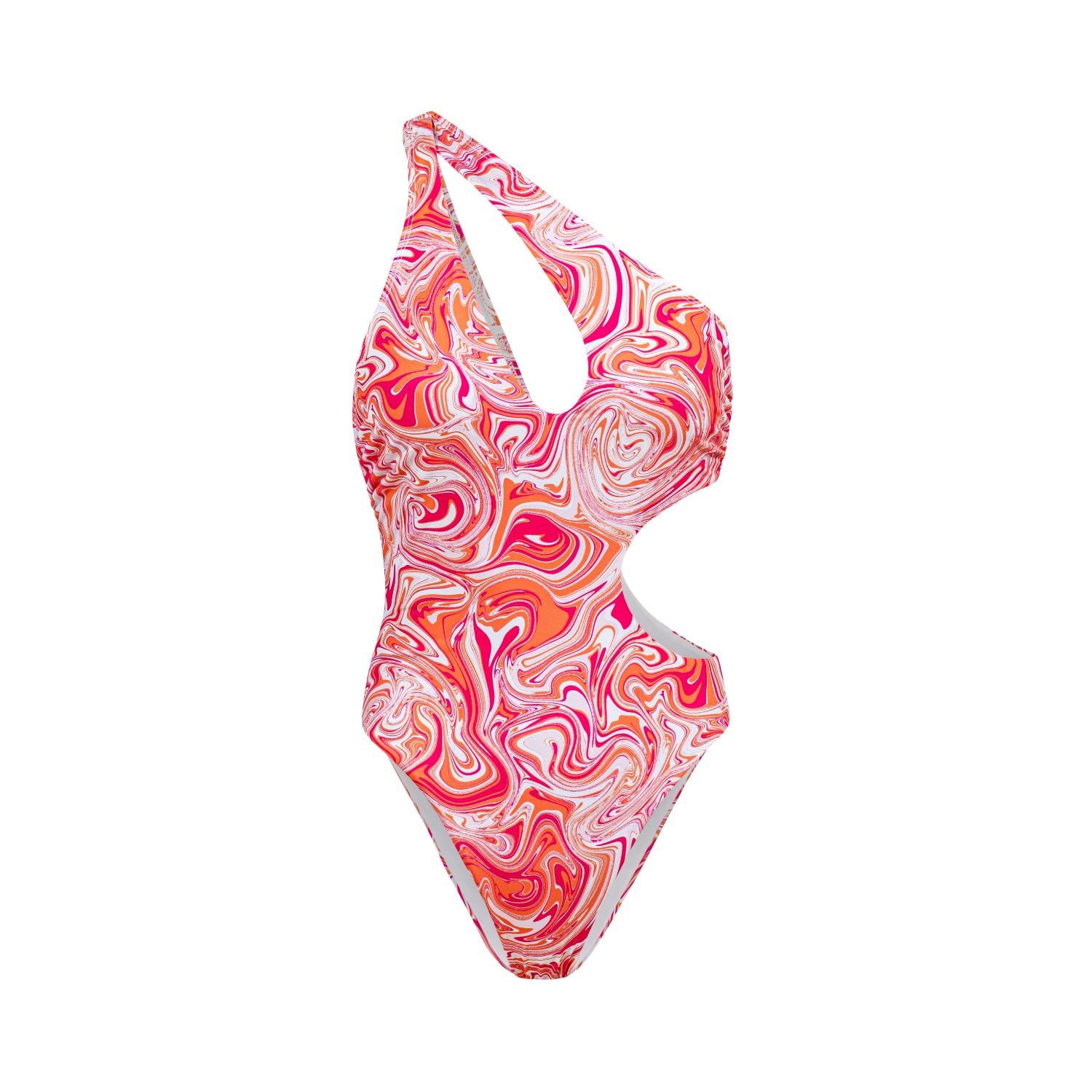 Ekcentrik Women's Yellow / Orange / White Groovy Sensations Swimsuit In Multi