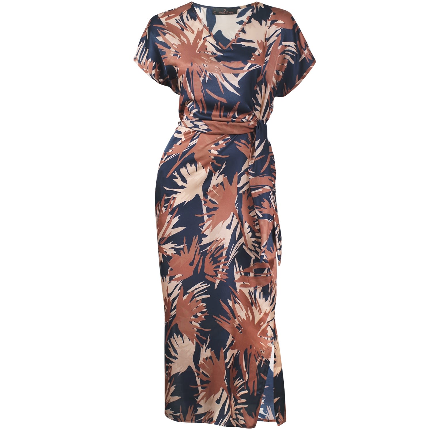 Me&thee Women's Hoi Polloi Printed Silk Viscose Dress In Animal Print