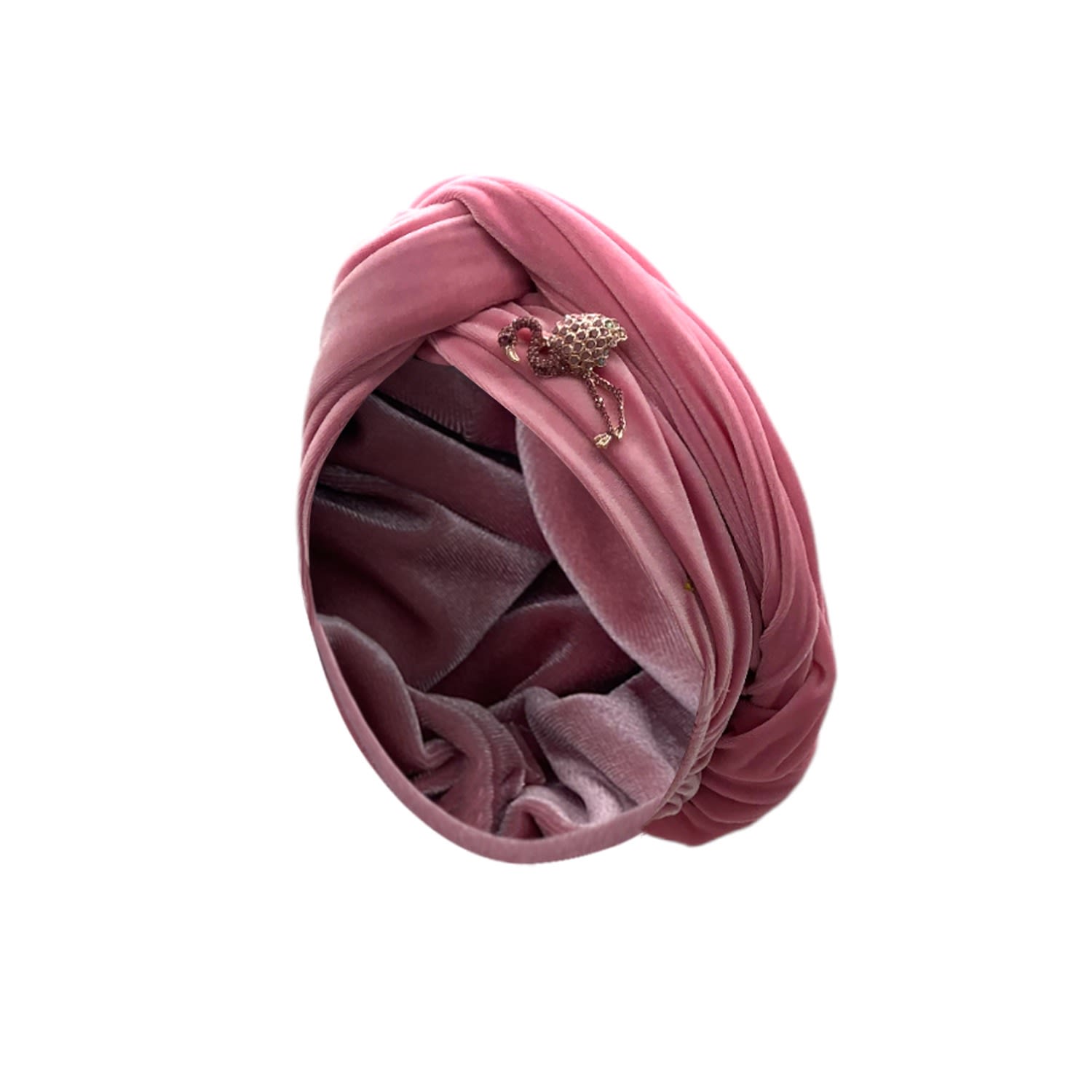 Women’s Pink / Purple Flamingo Fondant Turban Julia Clancey