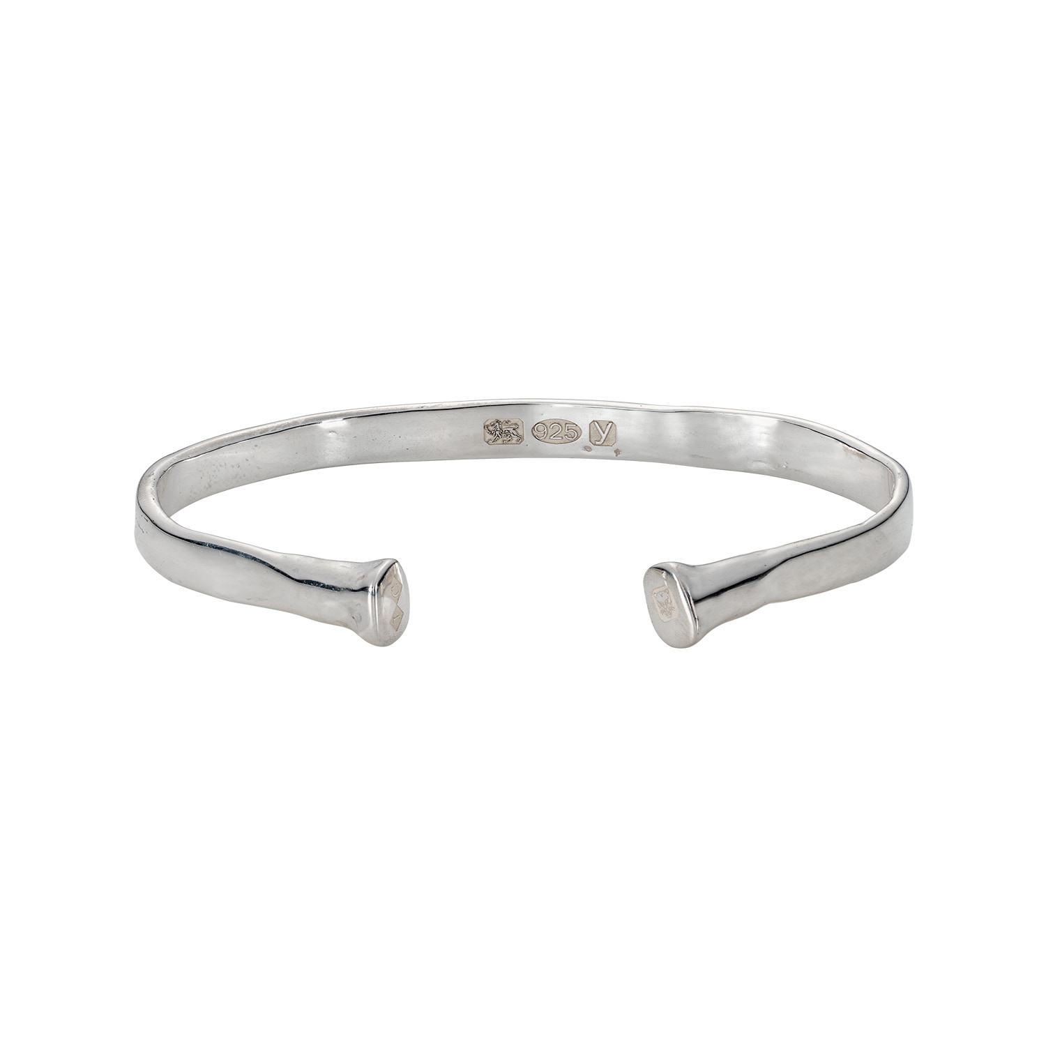 Indy Cockroft Women's Unisex Bangle - Silver In Silver