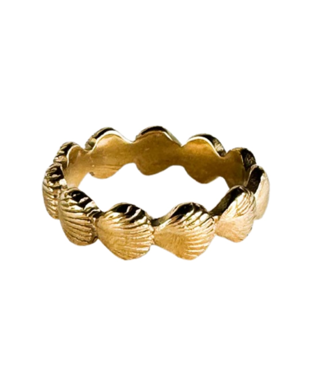 Adriana Pappas Designs Women's Gold Shell Ring In Gold