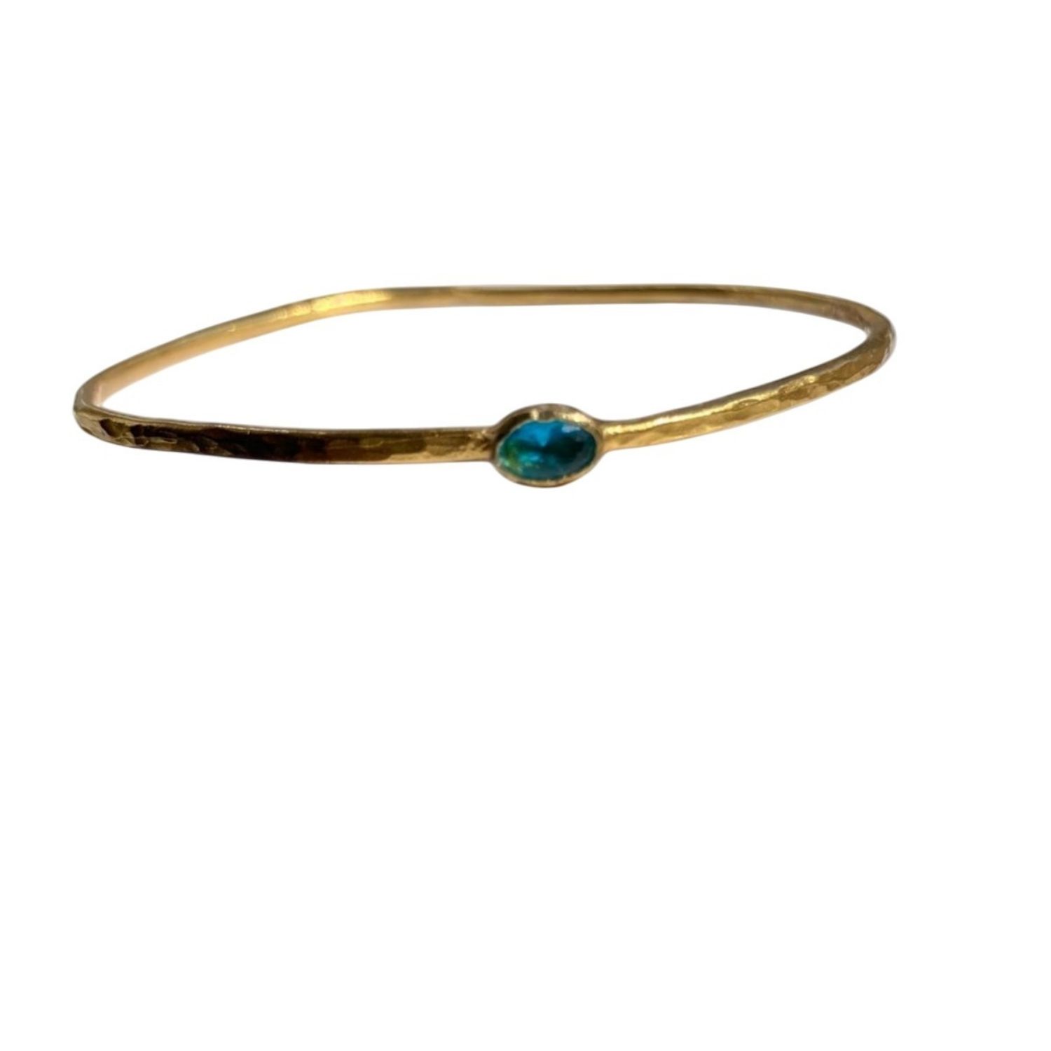 Morning Blue. Women's Gold City Point Bracelet