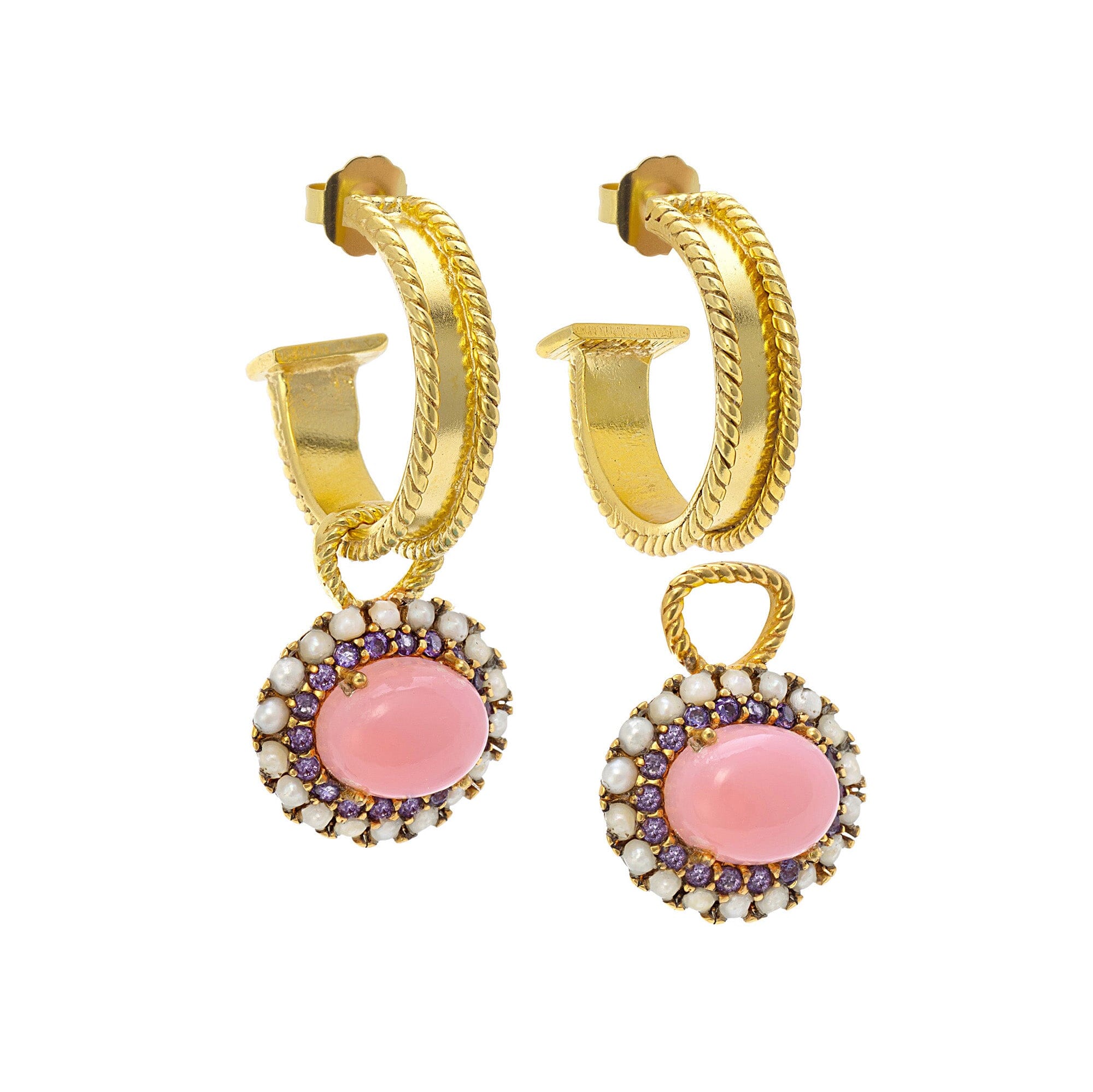 Women’s Pink / Purple The Bridgette In Peruvian Pink Opal Jimena Alejandra