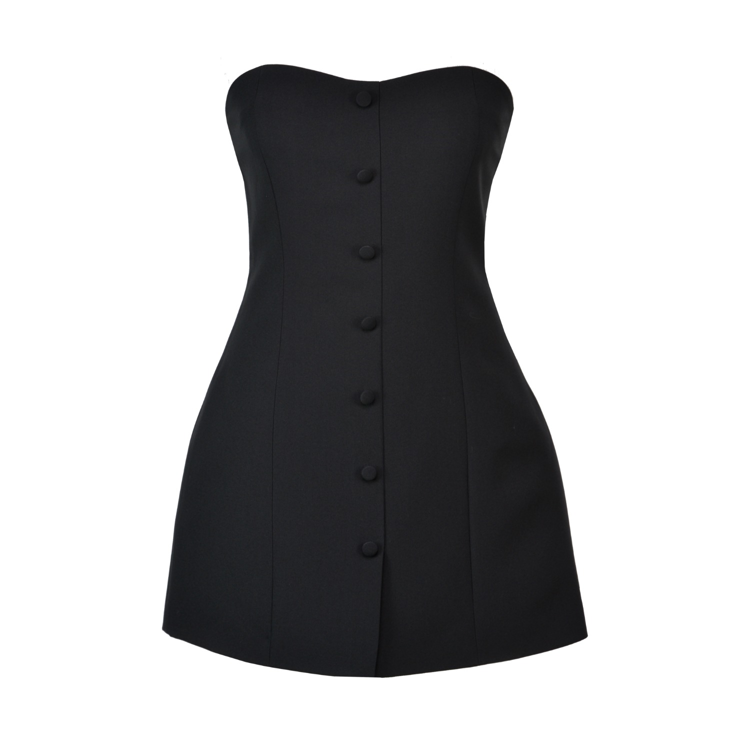 Guaja. Studio Women's Jagger Strapless Mini Dress - Black In Black