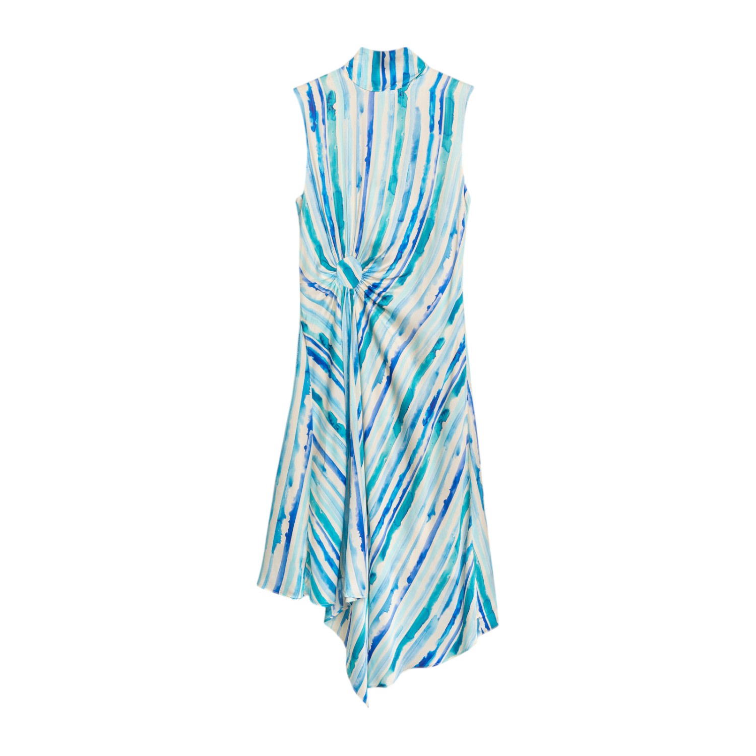 Dolores Promesas Women's Blue Allure Asymmetric Midi Dress