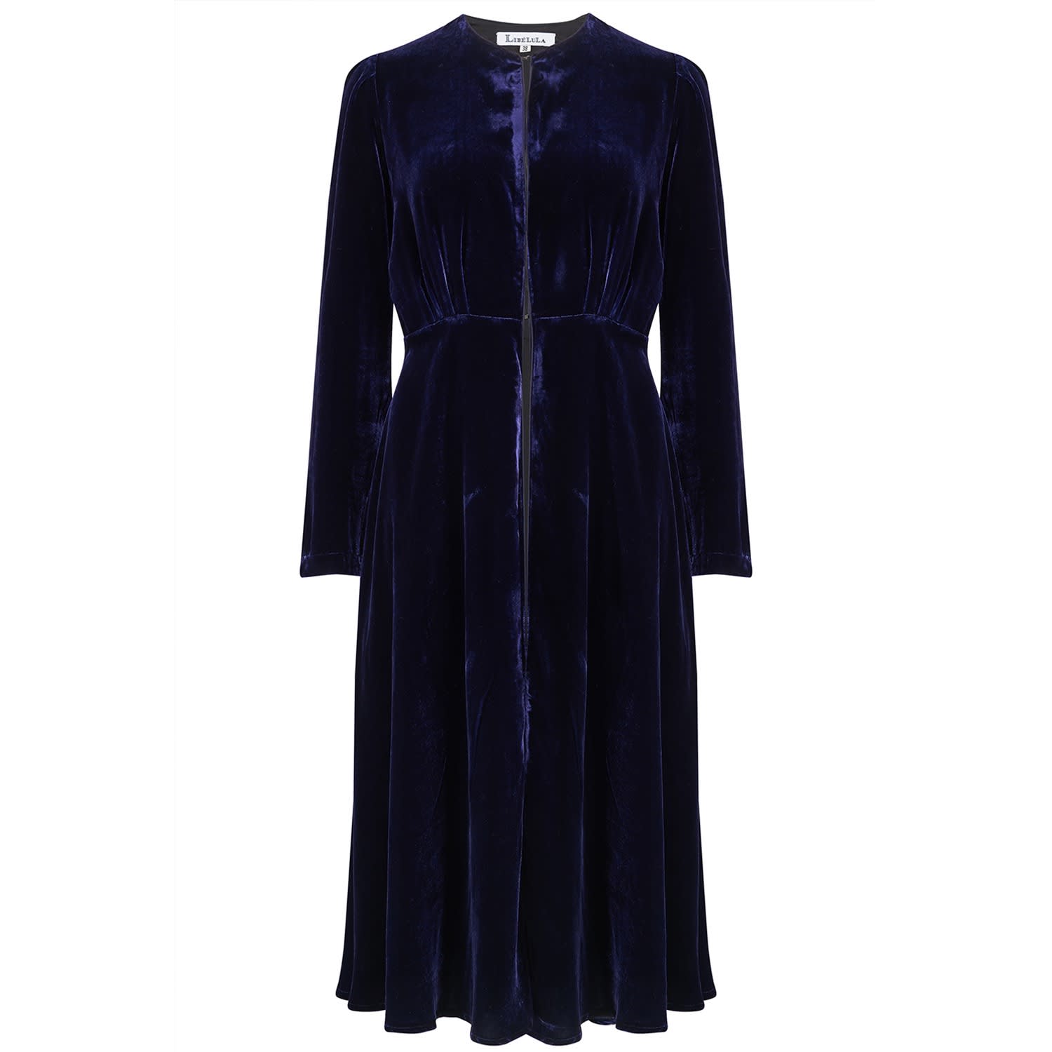 navy coat dress