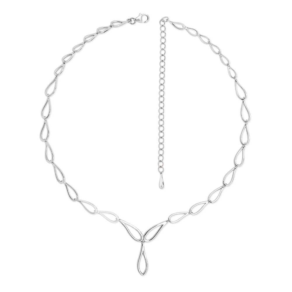 Lucy Quartermaine Women's Silver Petal Necklace In Silver