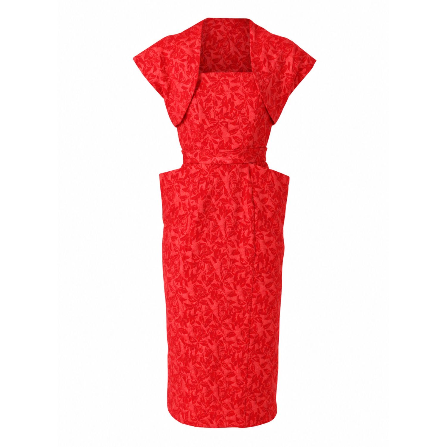 Sacha Drake Women's Samba Jacquard Convertible Dress & Bolero Set In Red