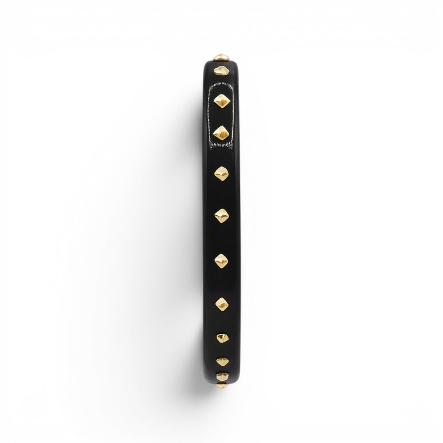 Michael Nash Jewelry Women's Clementine Studded Black Resin Bangle
