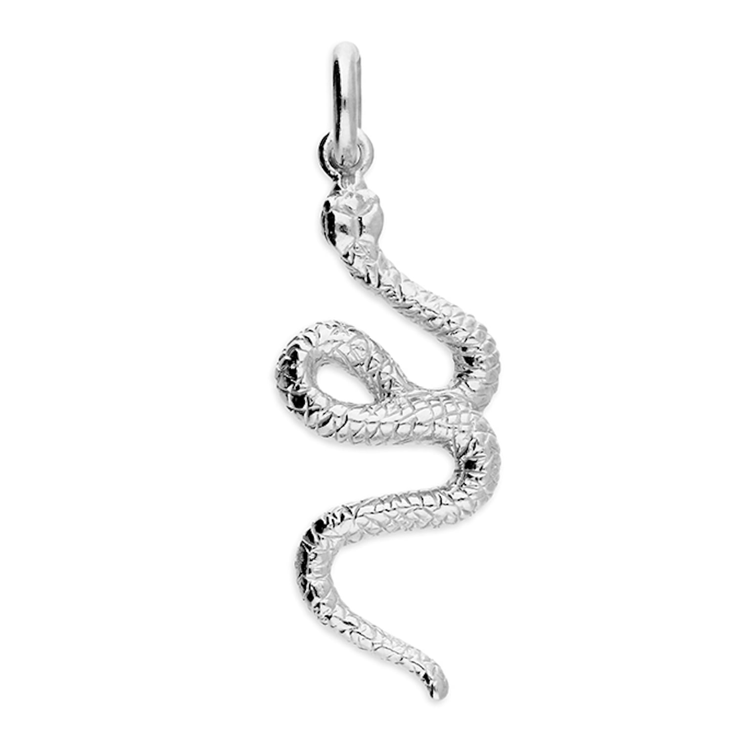 Kaizarin Men's Year Of The Snake Silver Pendant In Silver