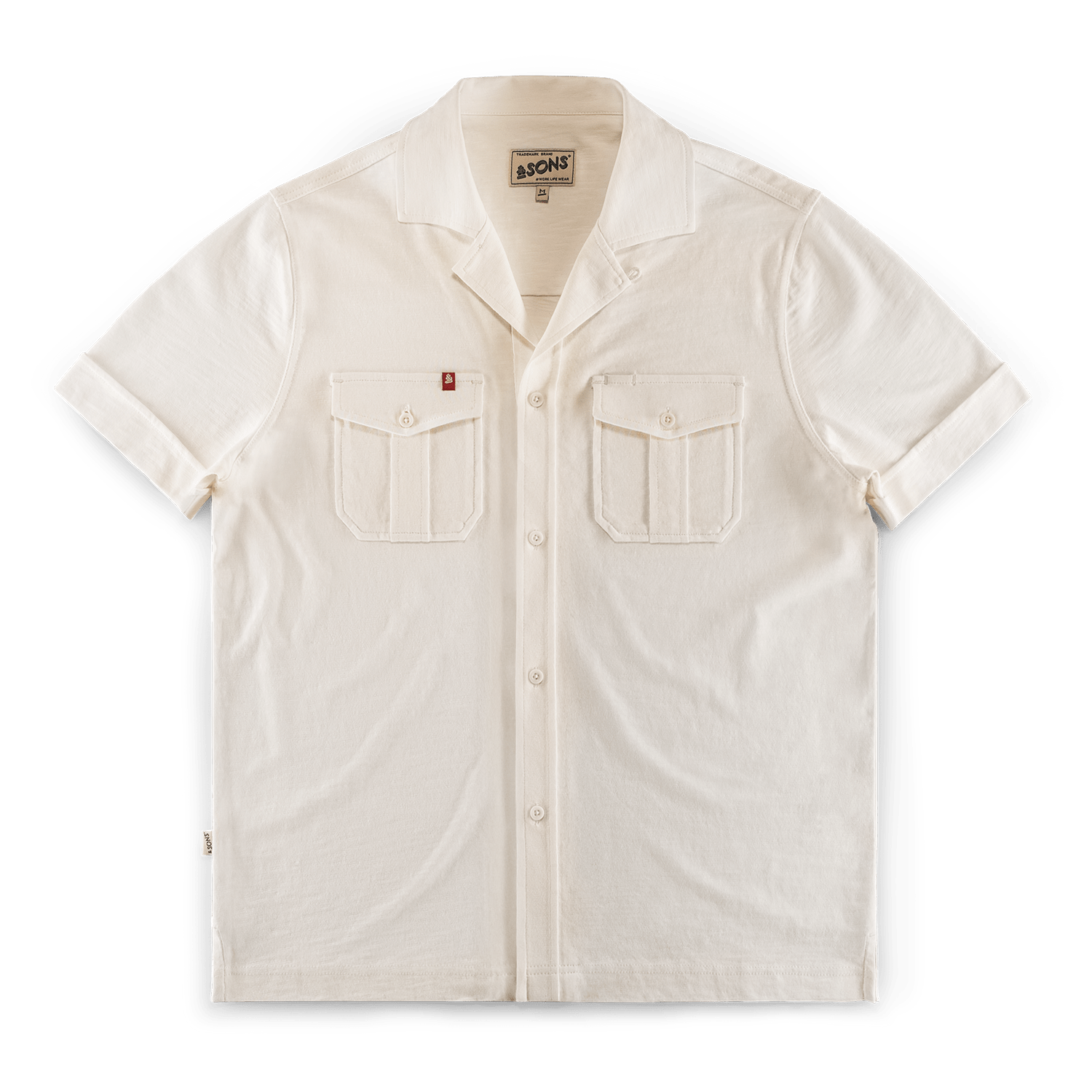&sons Trading Co Men's White Westside Shirt Raw In White