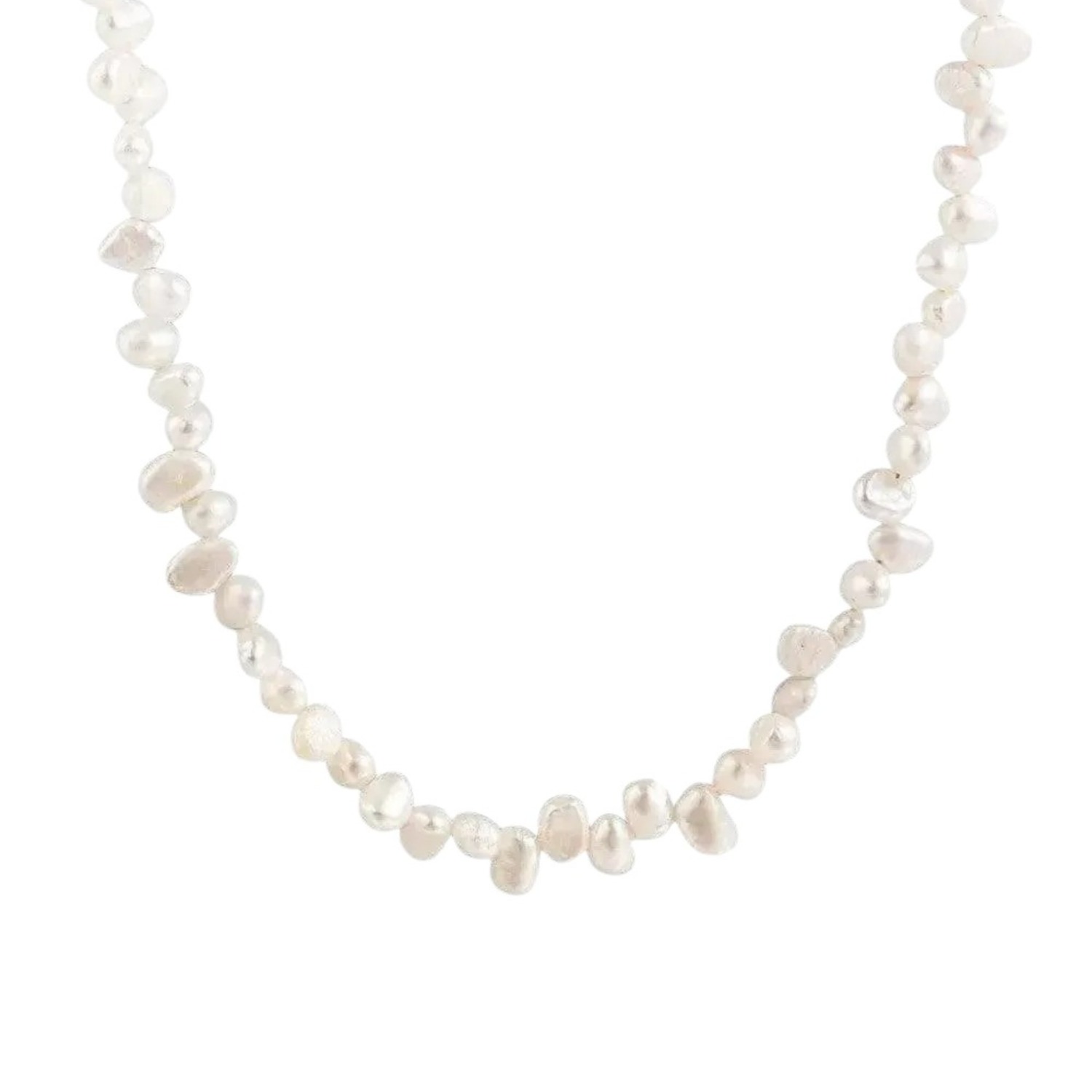 Ella Palm Women's Gold / White Milana Keshi Pearl Beaded Necklace