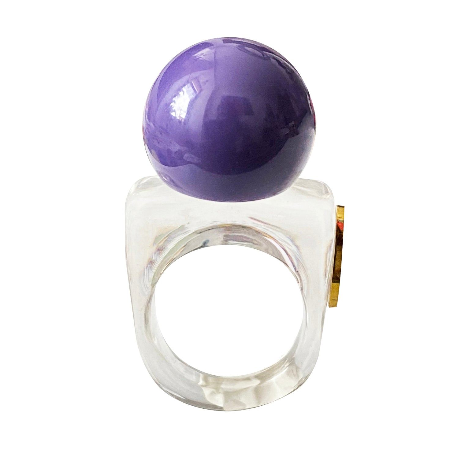 Smilla Brav Women's Purple Resin Ring Plumpie In Purple