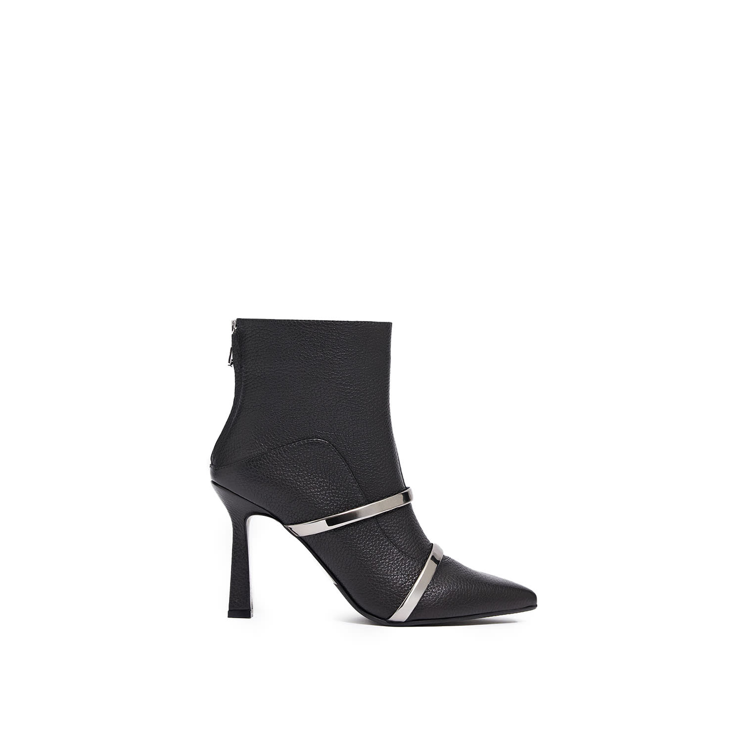 Theo The Label Women's Black Harpina Double-strap Boot In Black