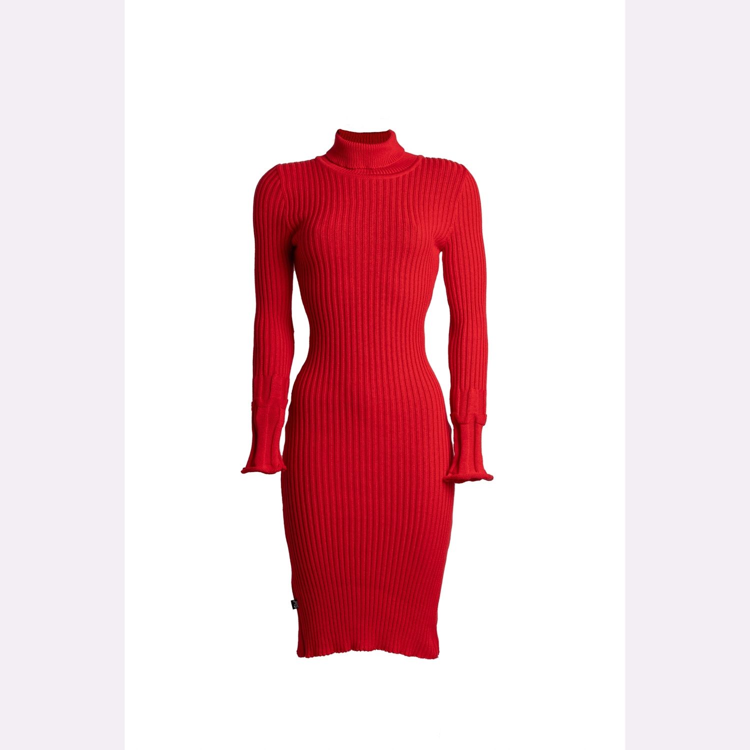 Women’s Mirci Turtleneck Dress Love Red One Size Süel Knitwear