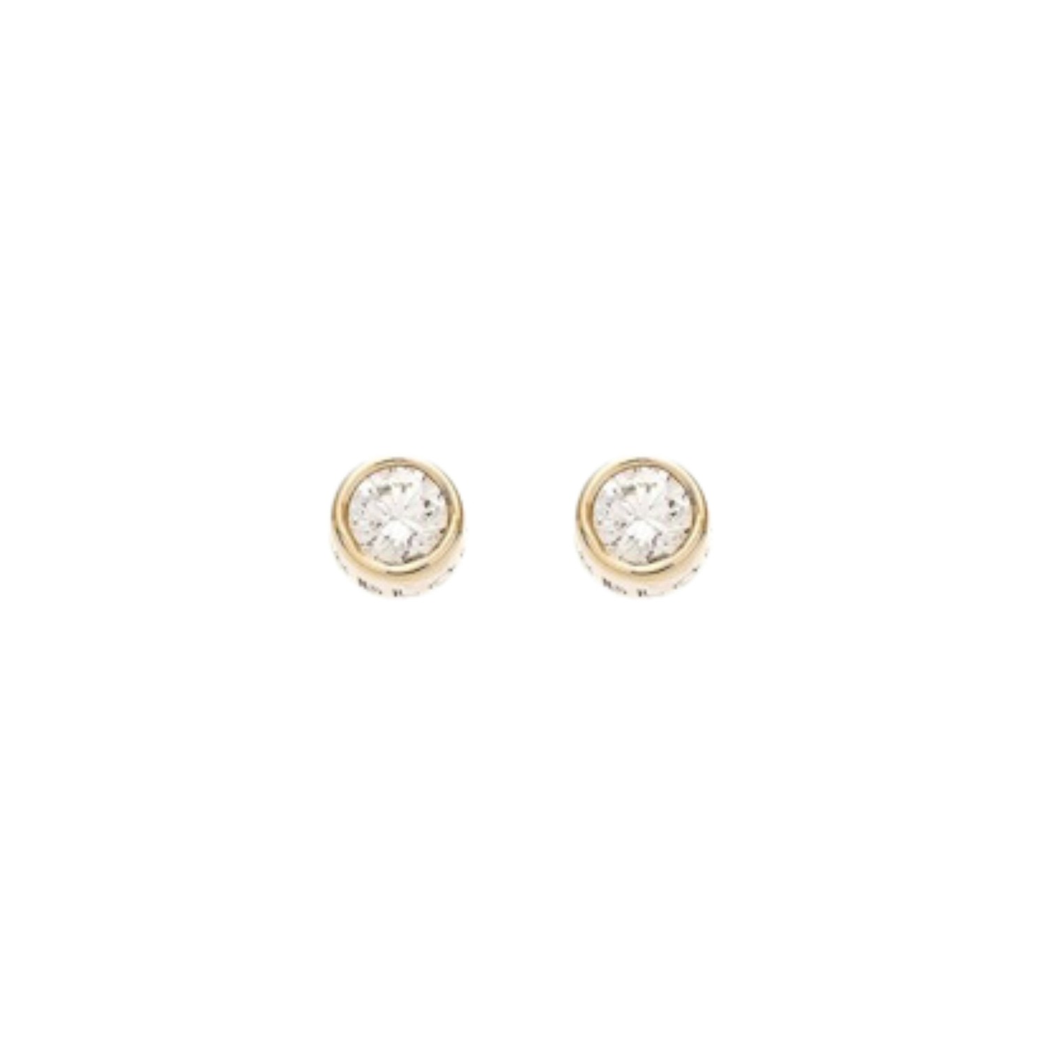 Bloomtine | Earth Angel Hq Women's Yellow Illuminess ™ 14k Gold Diamond Studs In Yellow
