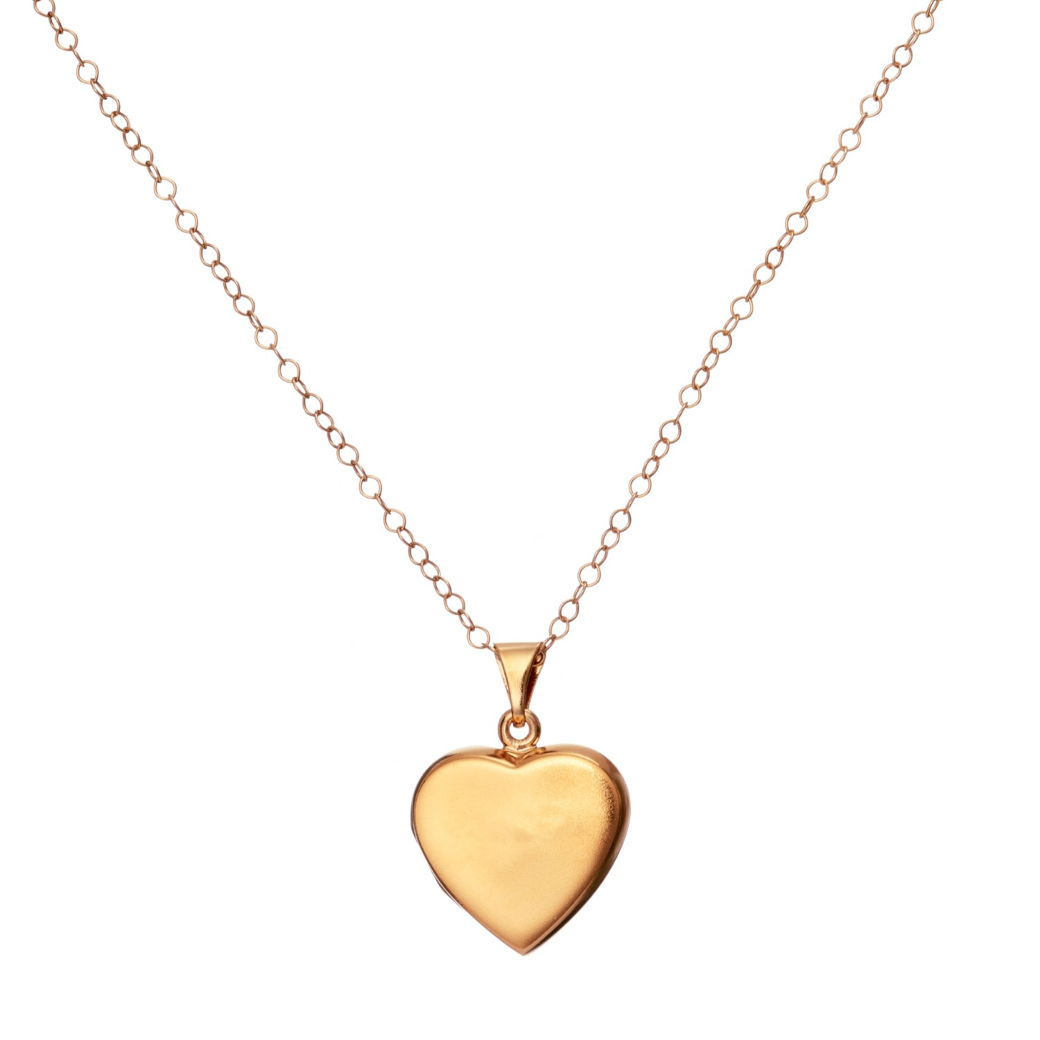 Women’s Yellow Gold Plated Heart Locket Necklace Posh Totty Designs