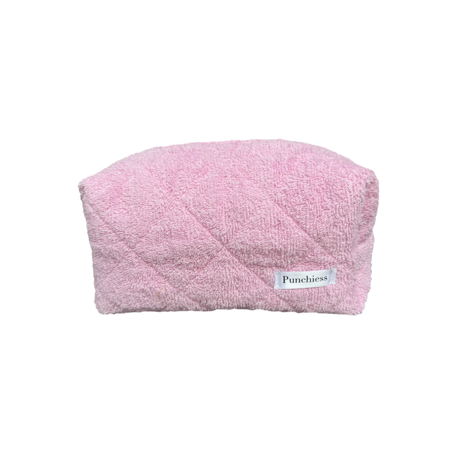 Punchiess Pink / Purple Pink Towel Makeup Bag In Pink/purple