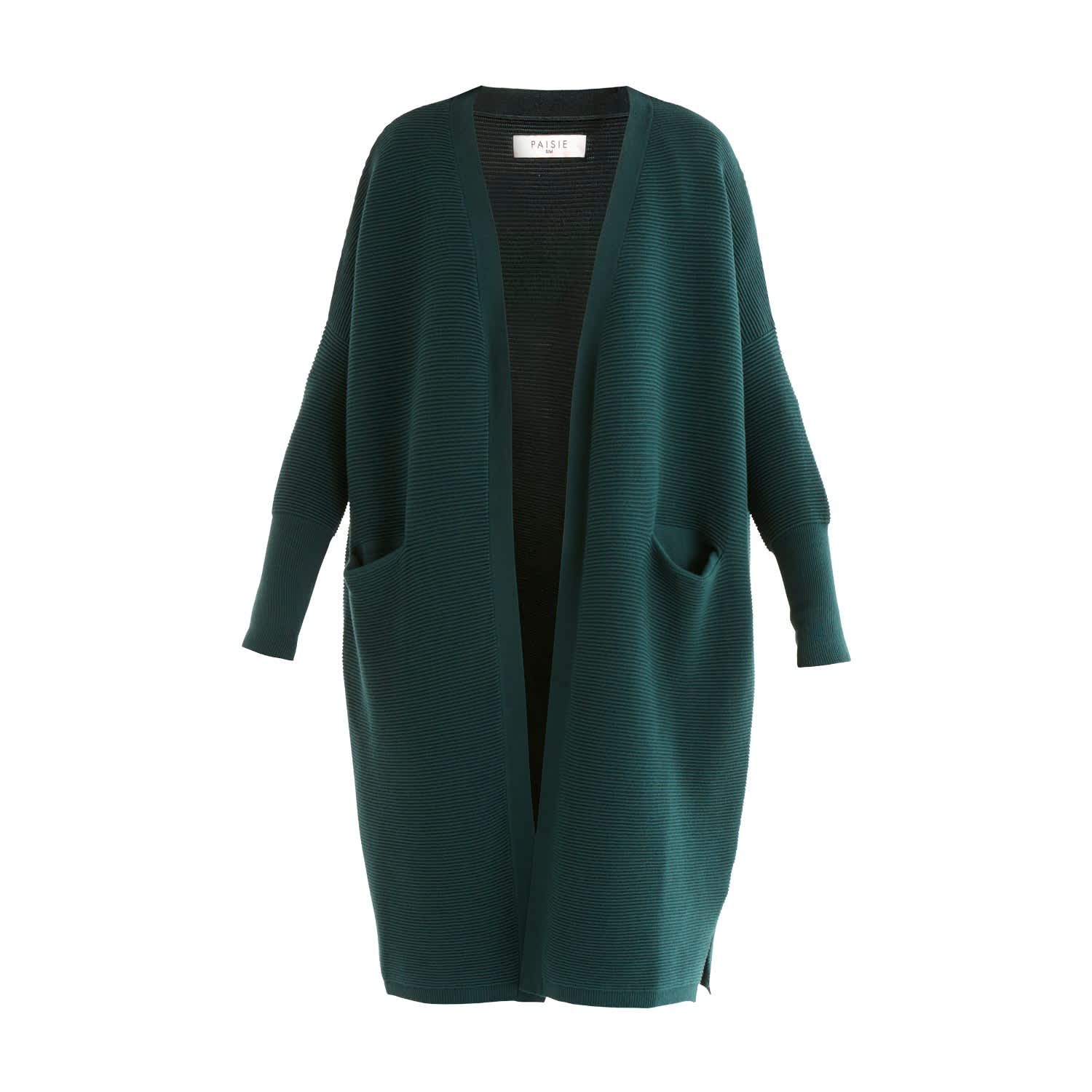 long green cardigan