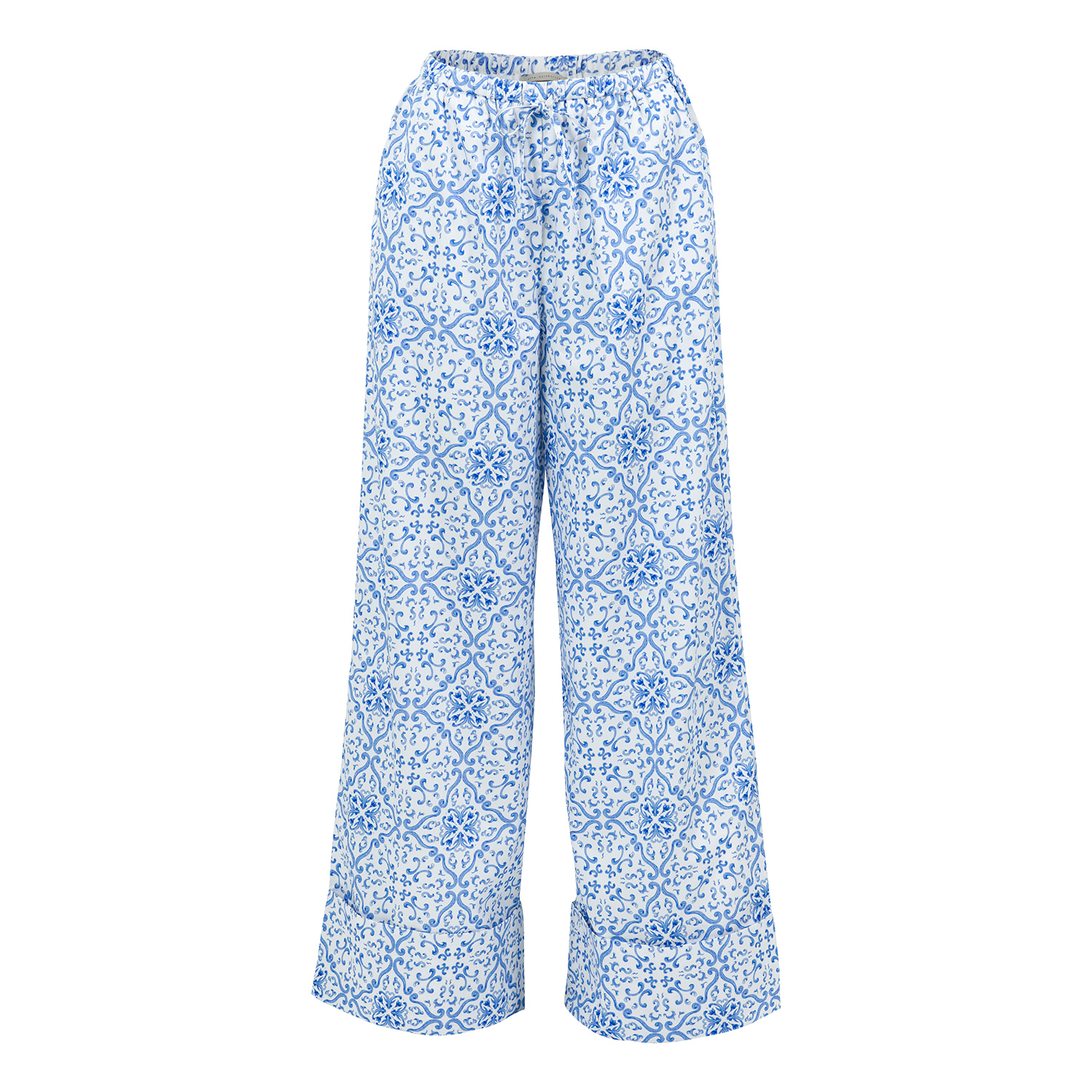 The Etta Collection Women's Blue Capelo Trouser