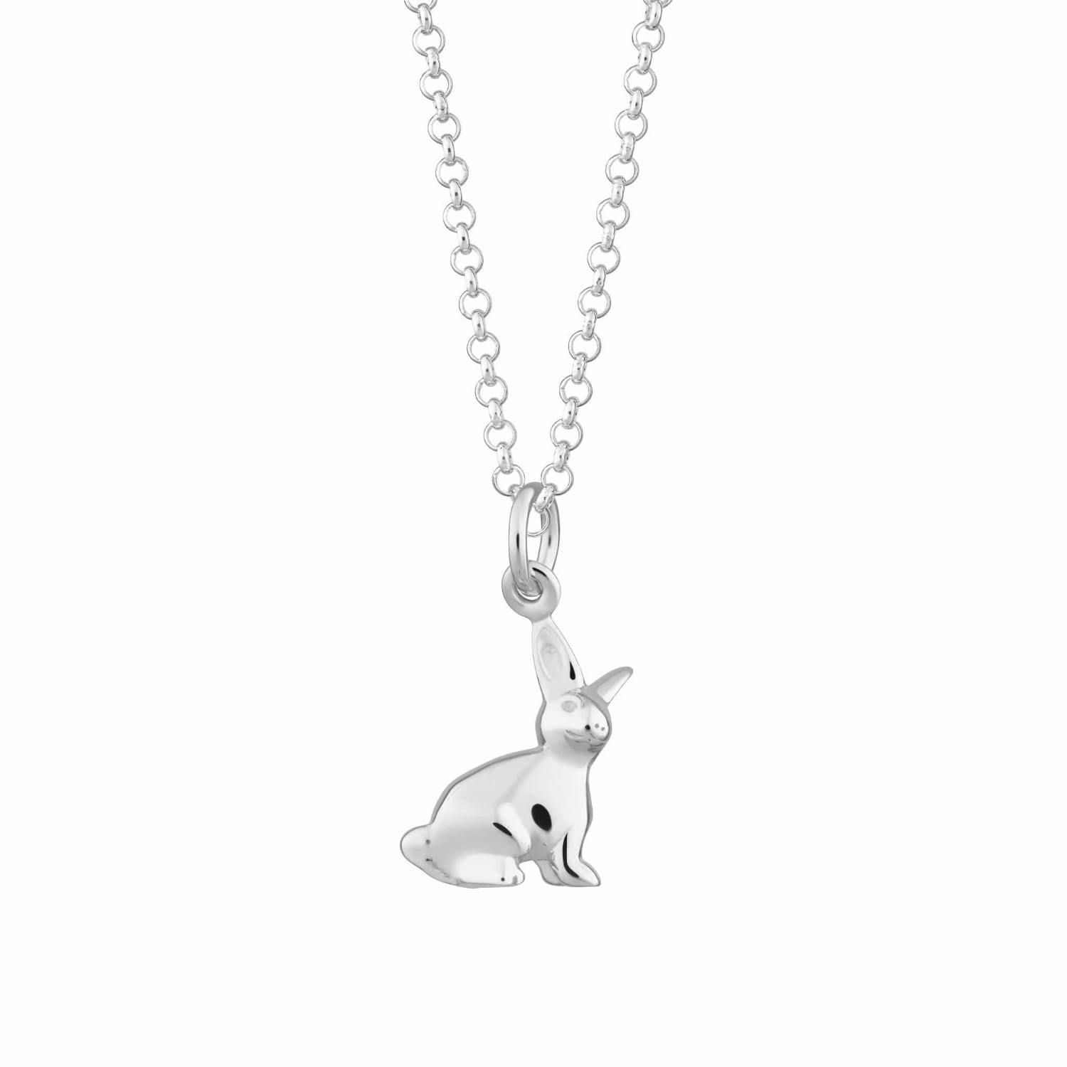 Women’s Sterling Silver Bunny Necklace Lily Charmed