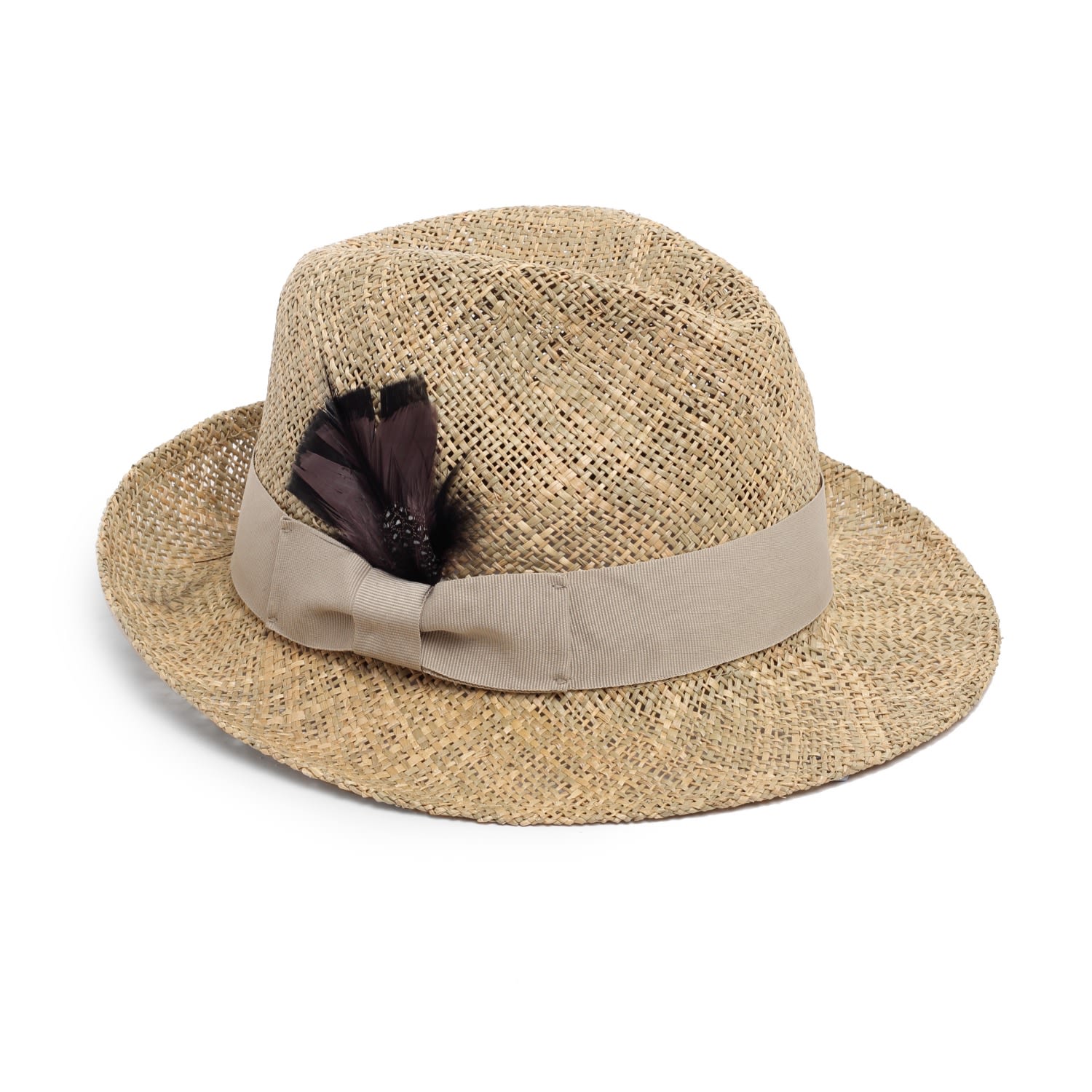 Neutrals Classic Men Straw Fedora 55Cm Justine Hats