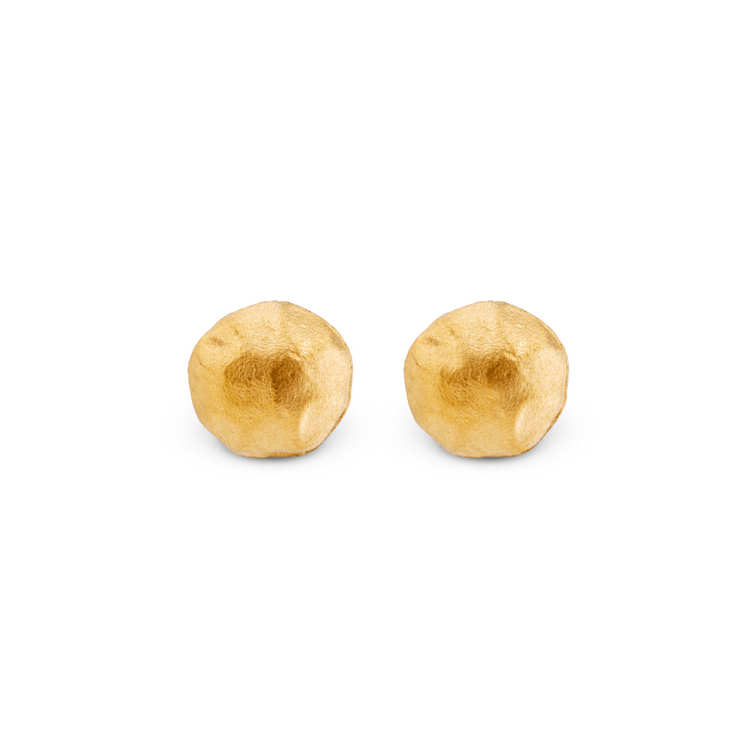 7879 Women's Gold Circle Stud Earrings