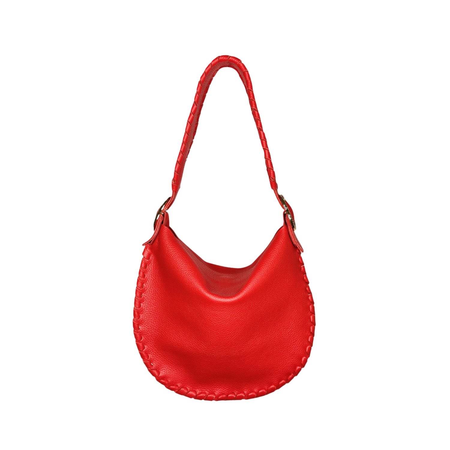 Ruj Heritage Women's Red Hobo Bag Rosso Corallo