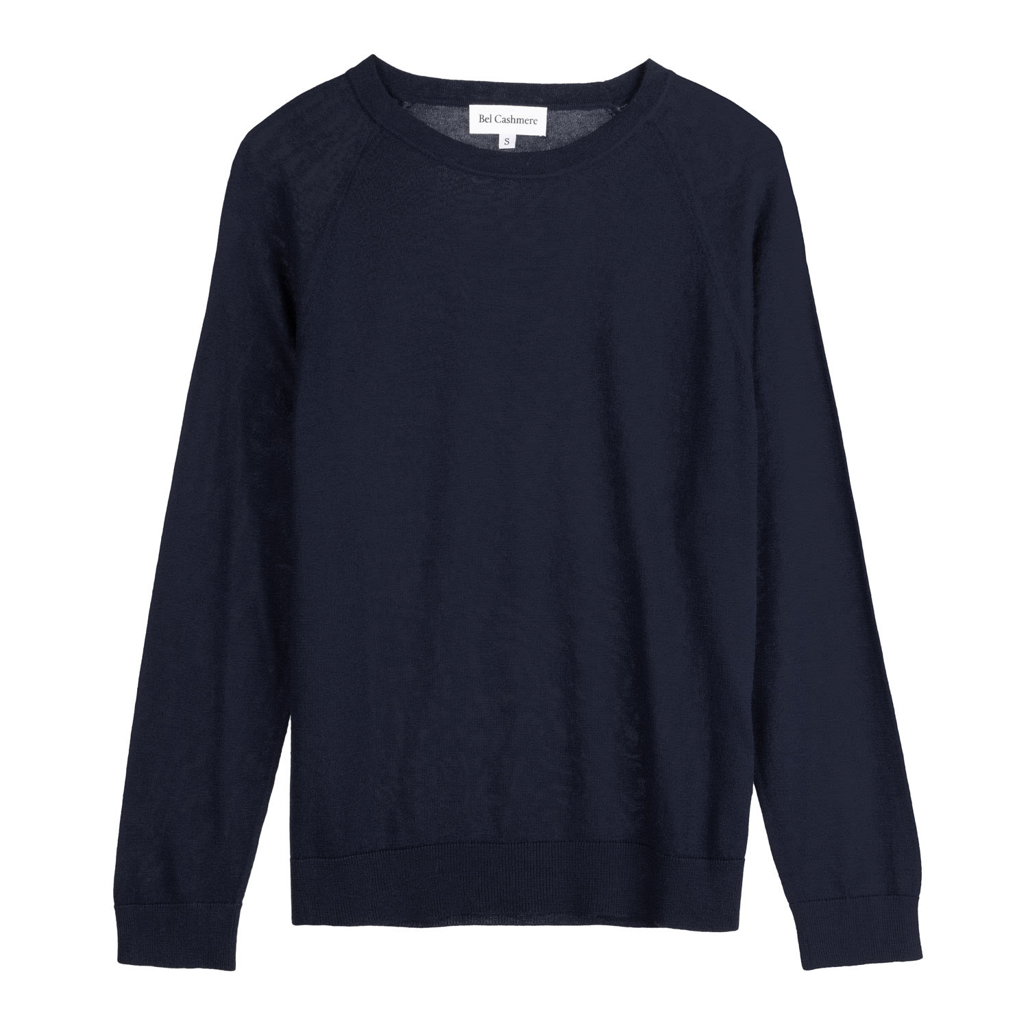 Bel Cashmere Women's Blue Chelsea Cashmere And Silk Navy Sweater In Blue