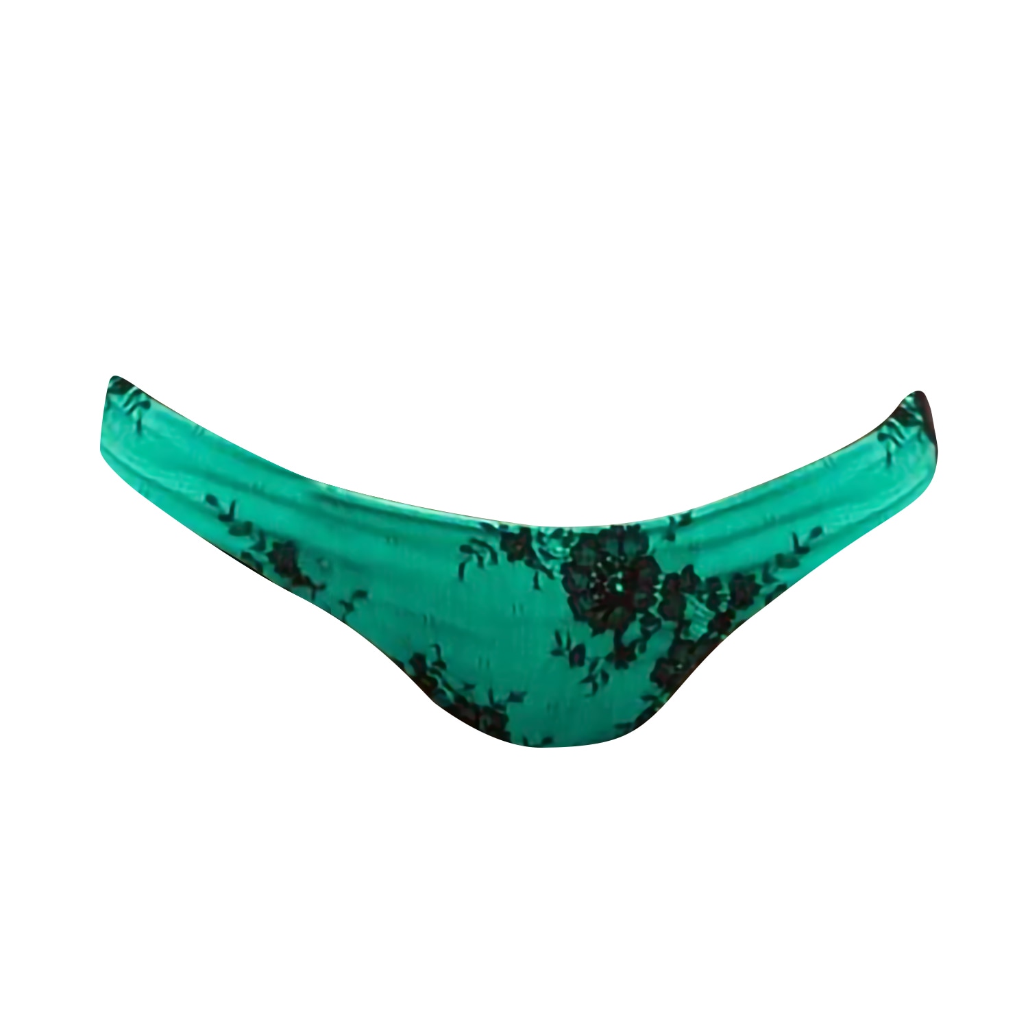 Women’s Mimosa Green With Black Lace Bikini Bottom Small La Michaux