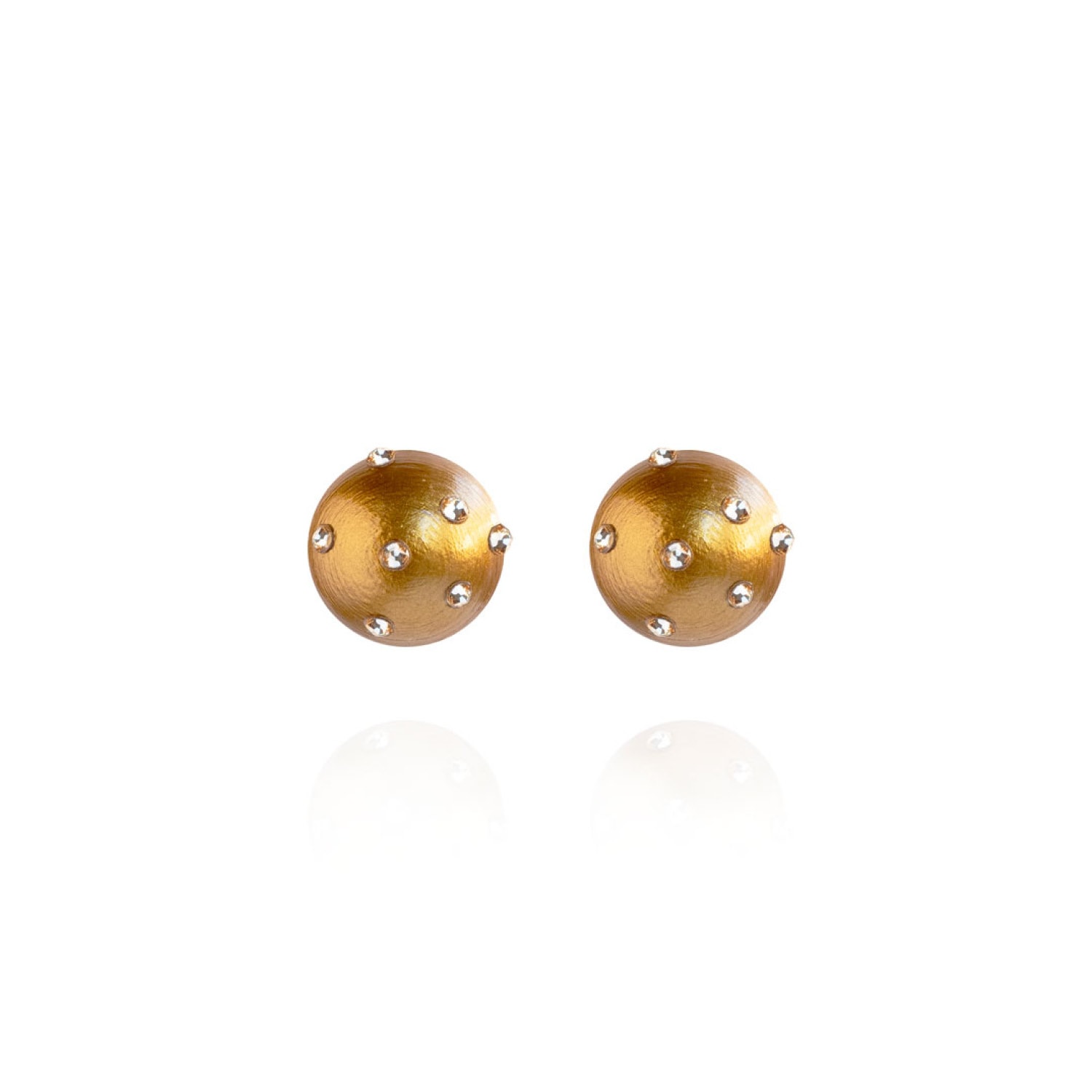 Saule Label Women's Gaia Jet Petite Earrings In Golden Saffron