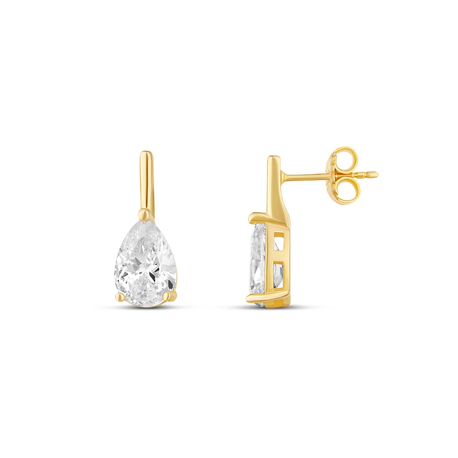 Shymi Women's Bar Drop Earrings - Gold In Gold
