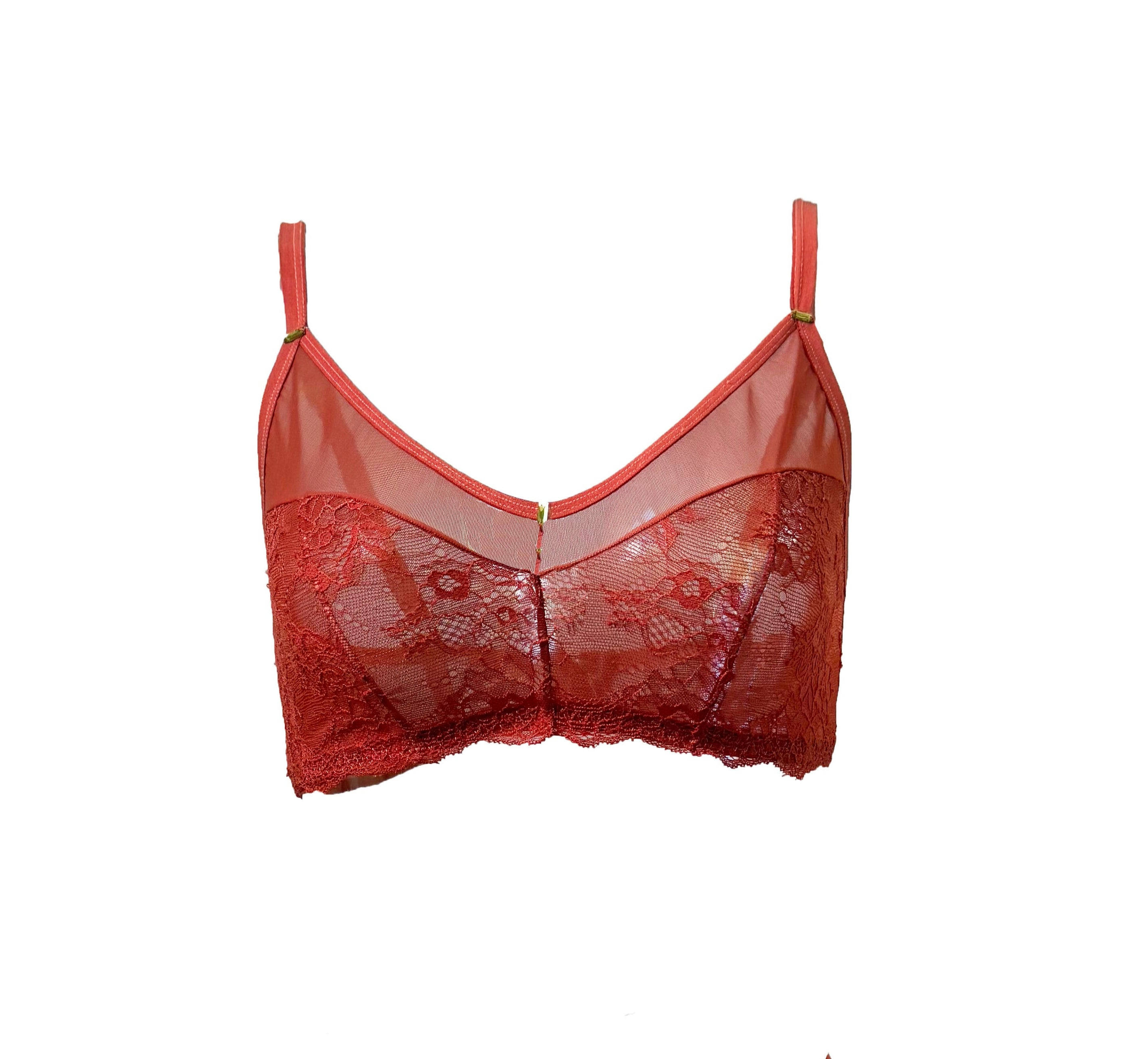 Women's Orange Origins Magmatica Lava Stretch Bralette | Small | Carol Coelho