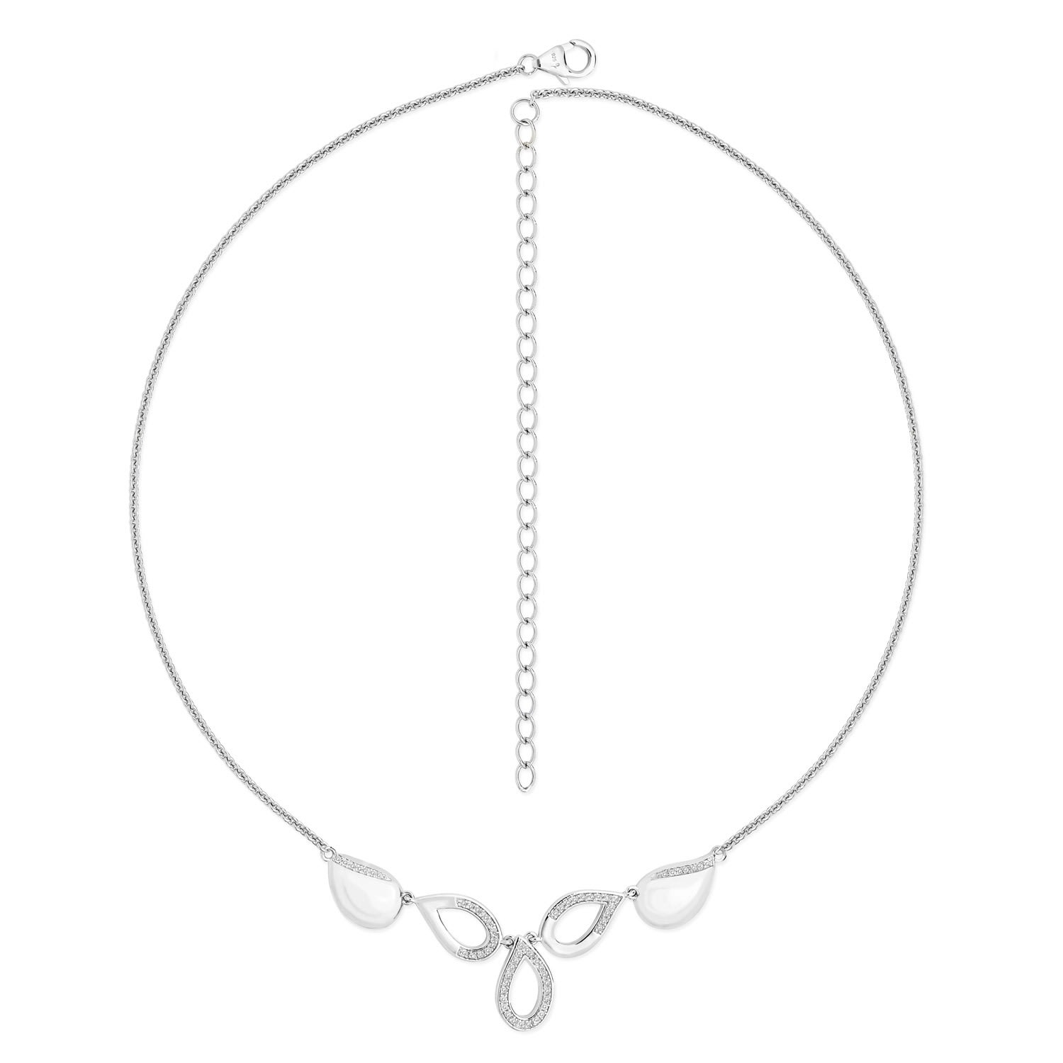 Lucy Quartermaine Women's Silver Melting Diamond Necklace In Metallic