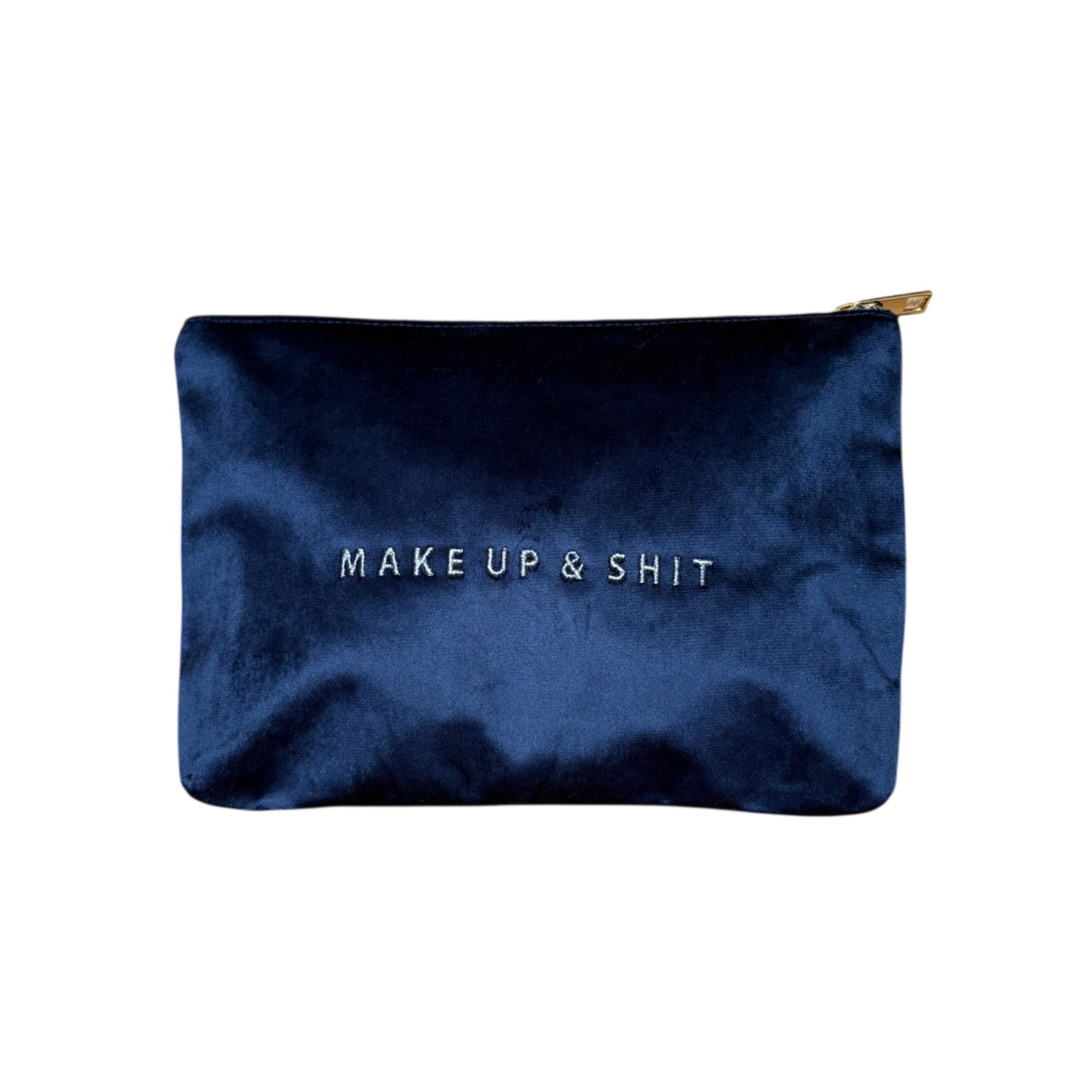 Lilly Loves Women's Blue Make Up And Shit Navy Pouch
