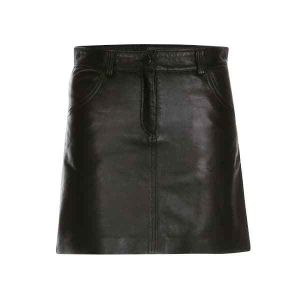 Leather Mini Skirt (XS/S) | ELLESD | Wolf & Badger