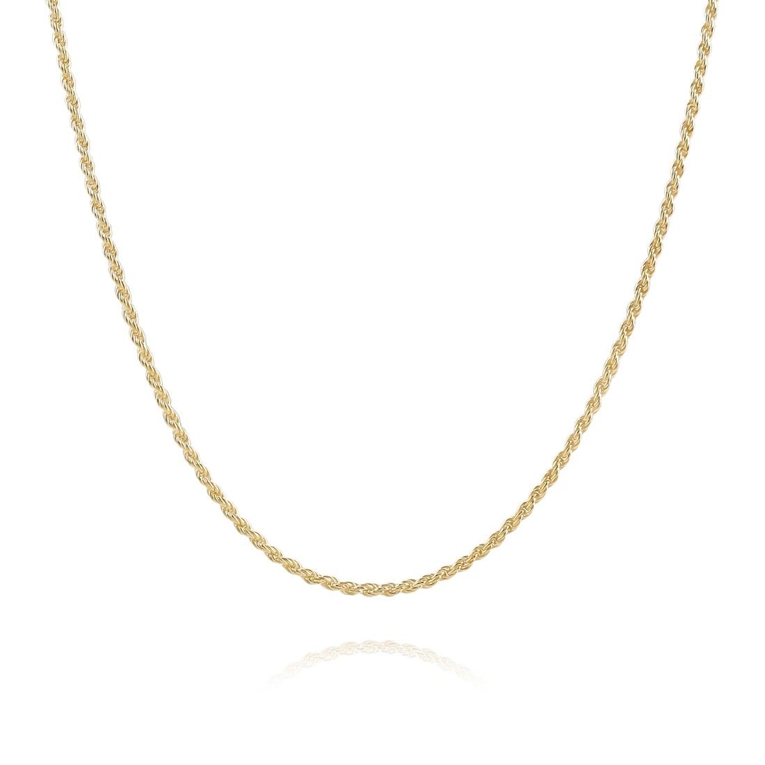 Spero London Women's Gold Sterling Silver Rope Chain Necklace In Gold