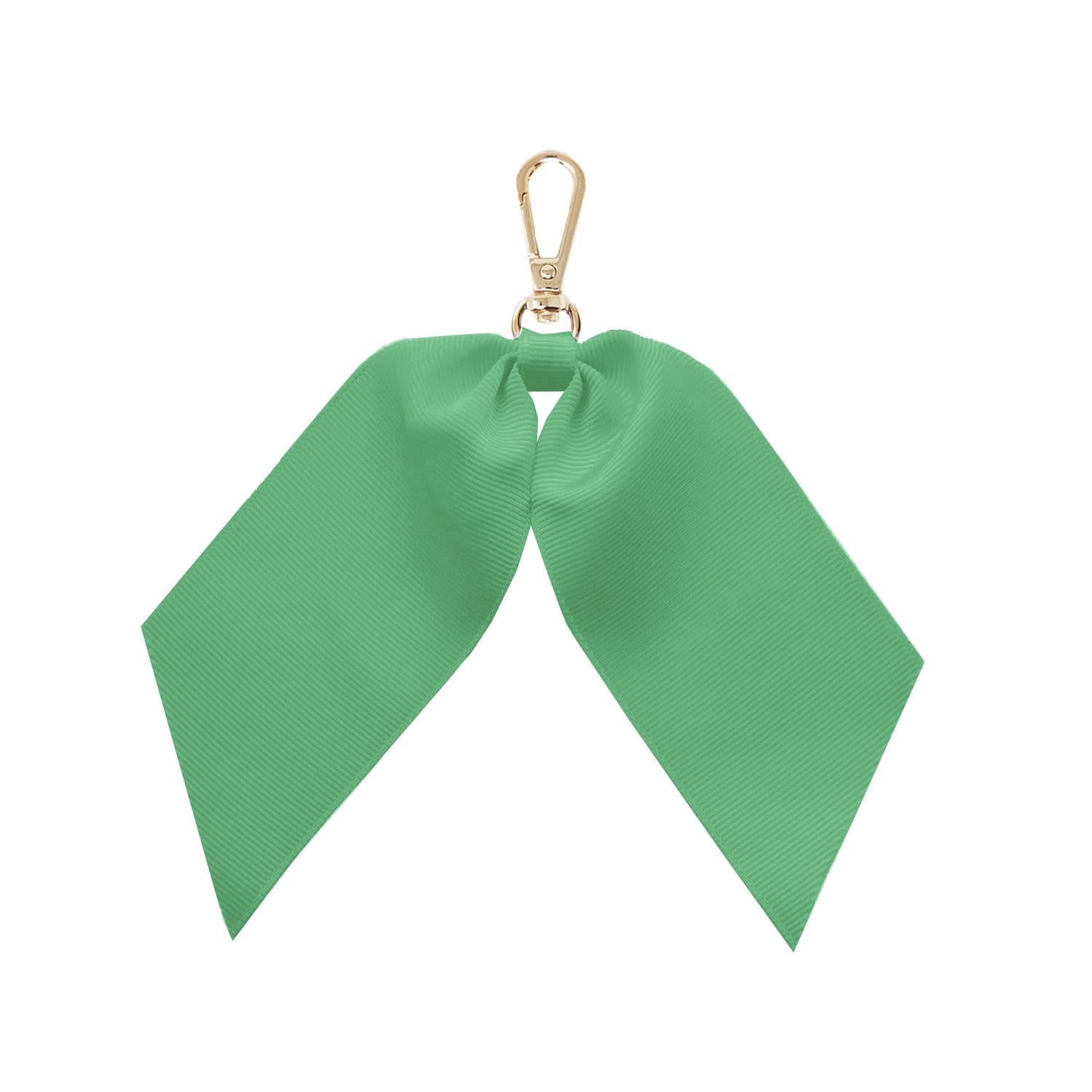 Harper Ribbon Keyring - Green One Size Jlr London