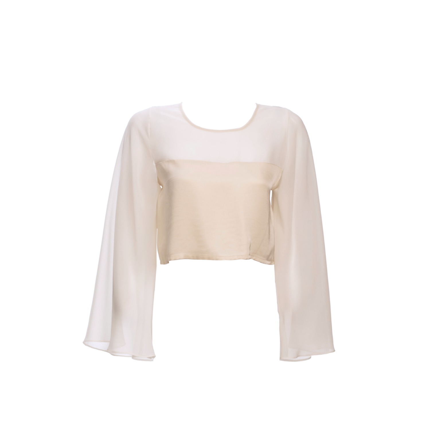 Daidallo Women's Neutrals Nemesis Top Ecru In Beige