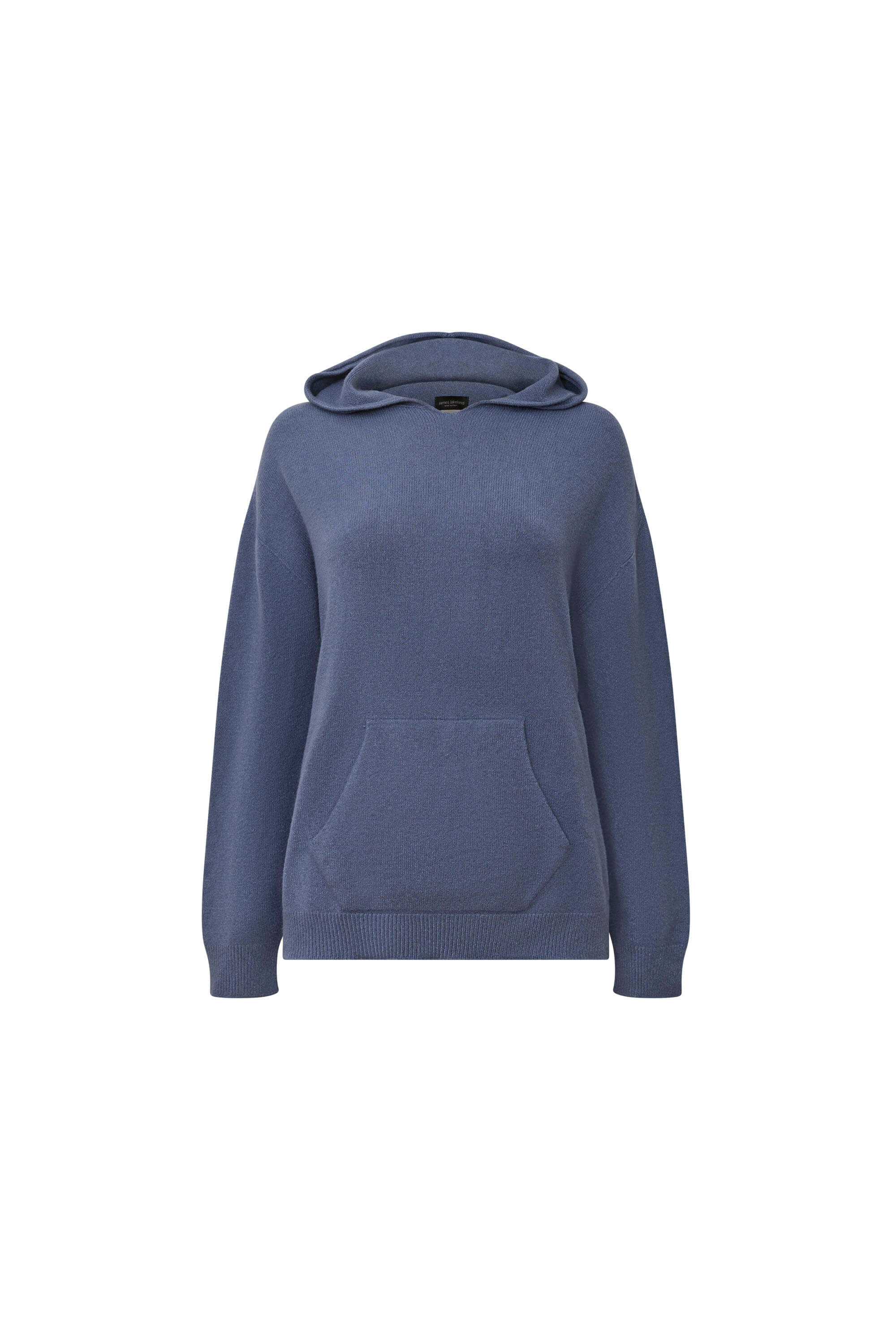 James Lakeland Women's Blue Hooded Denim Jumper In Blue