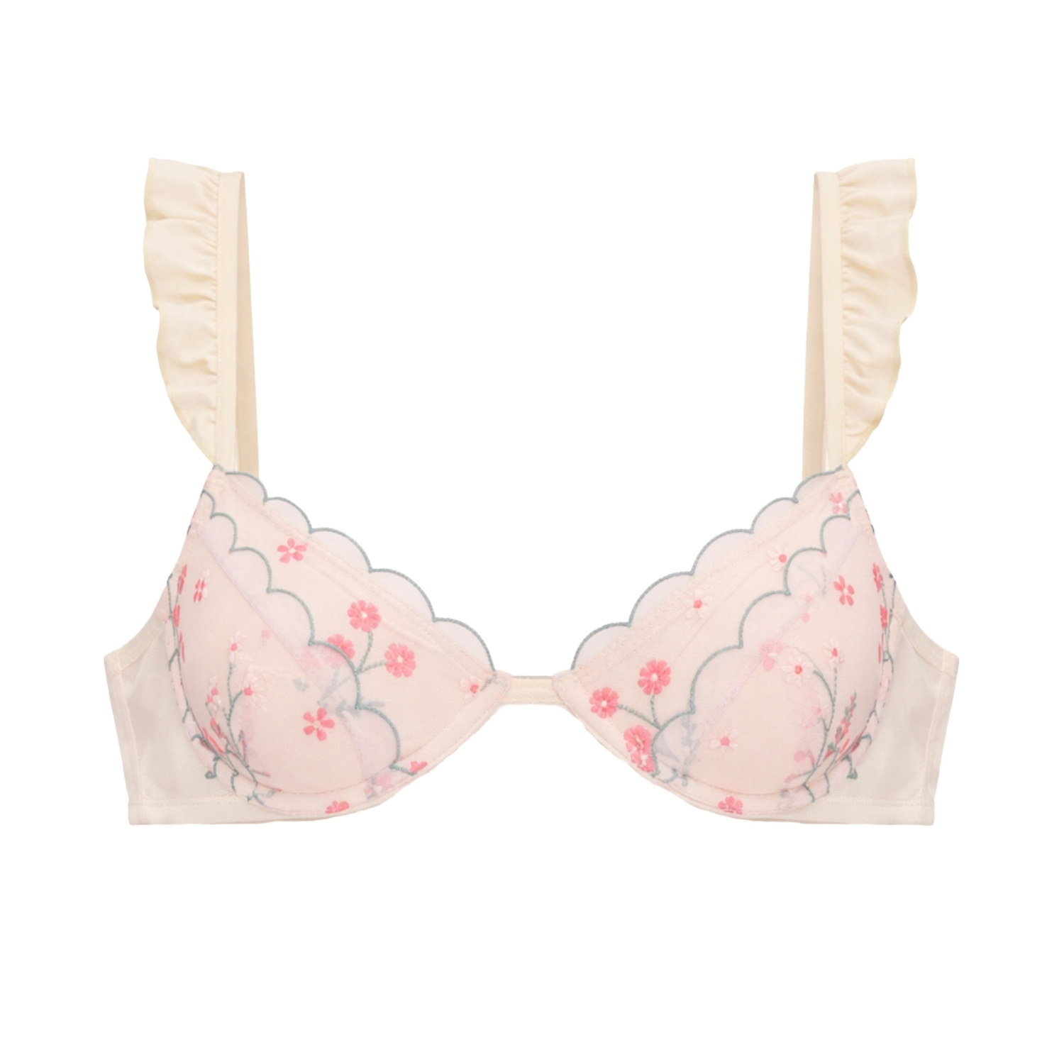 Sirena In Scallop Lace Bikini Top | Ivy Swimwear | Wolf & Badger