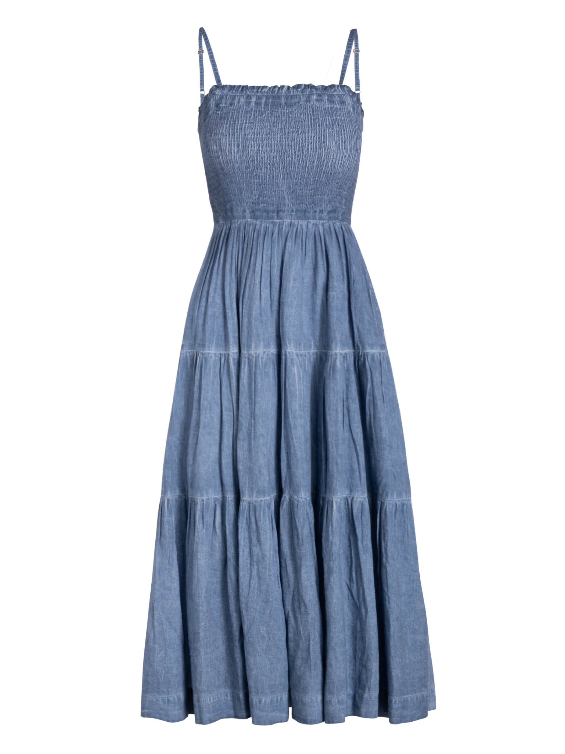 Change Of Scenery Women's Blue Kristen Dress In Stonewash In Blue