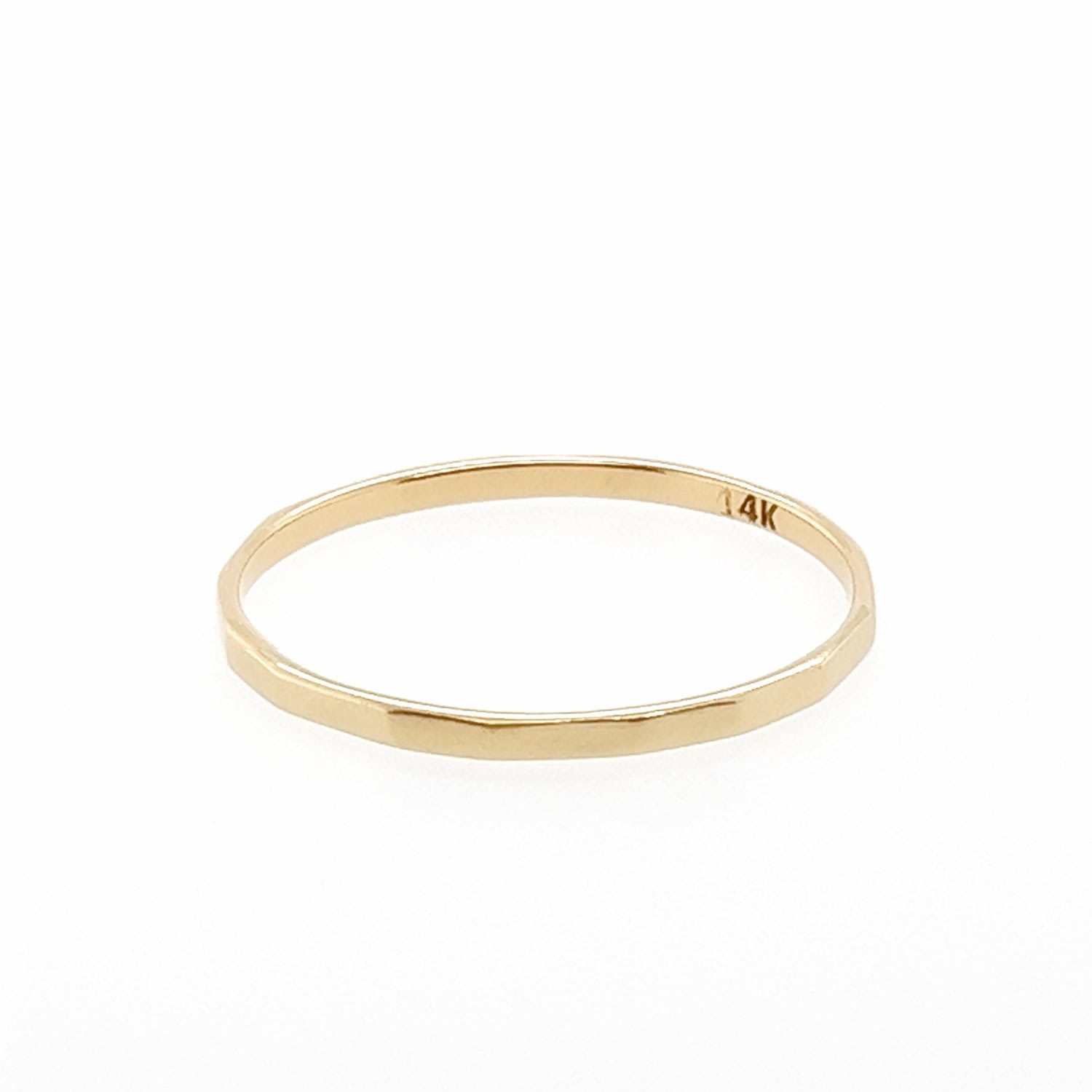 Women’s Gold Hammered Stacking Ring Qori Nyc