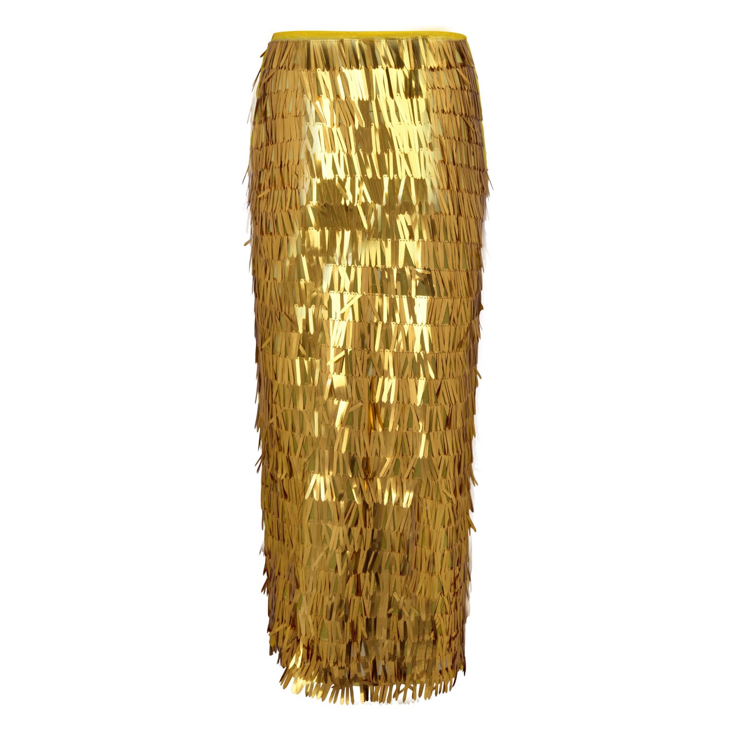 Women’s Cleopatra Sequin Skirt - Gold Rush Medium Winifred Rose