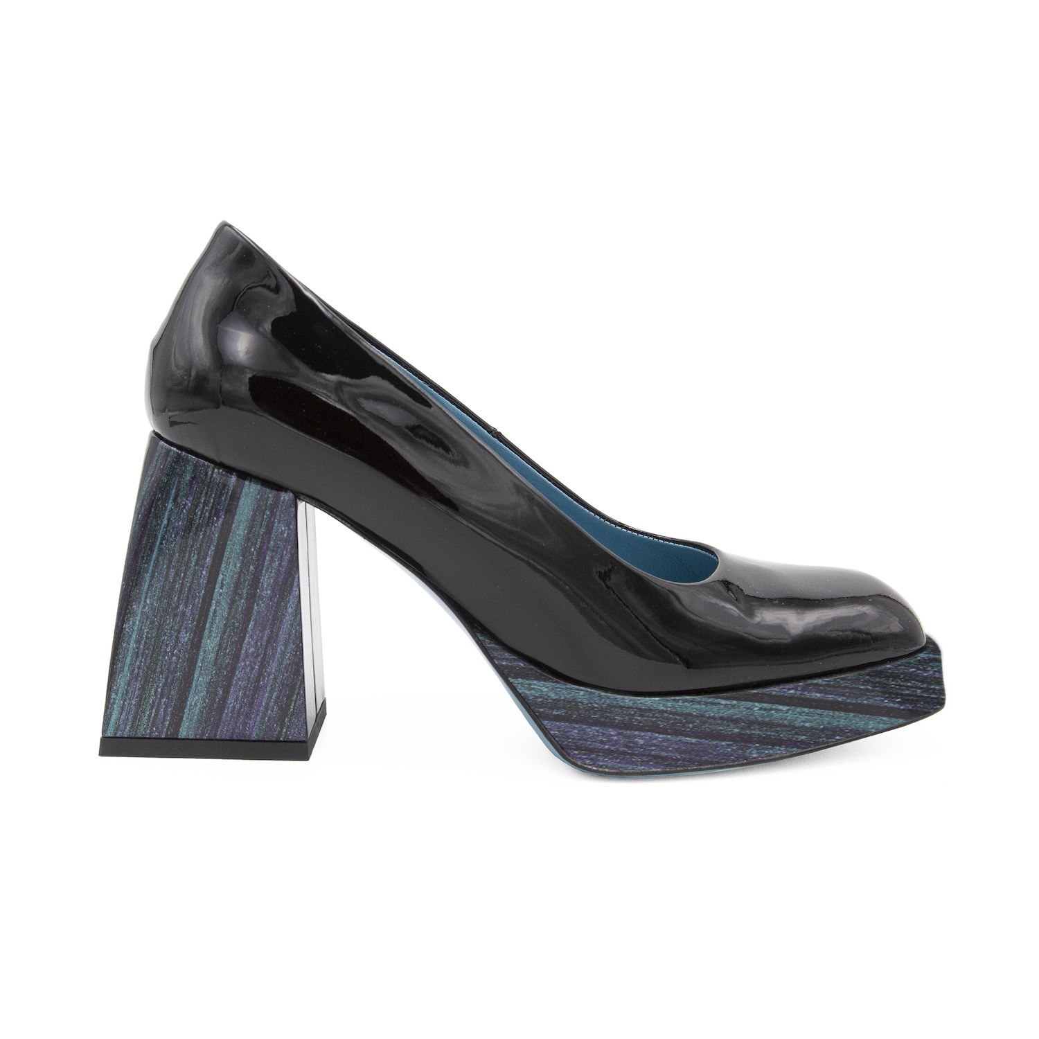 Valentina Rangoni Women's Prima Pump Black Vernice Sky In Black