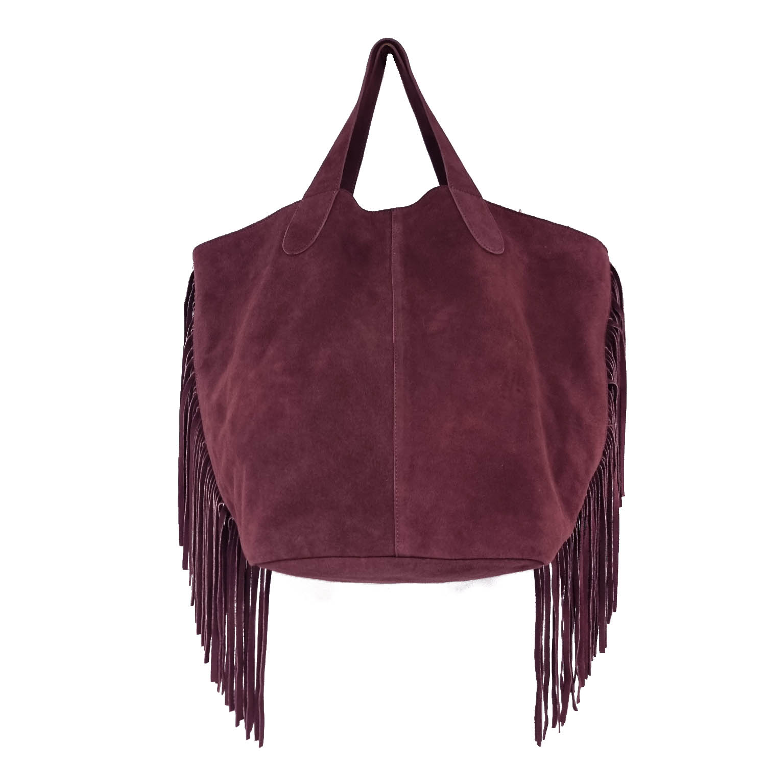 Nooki Design Women's Purple Vancouver Suede Tote - Plum In Purple