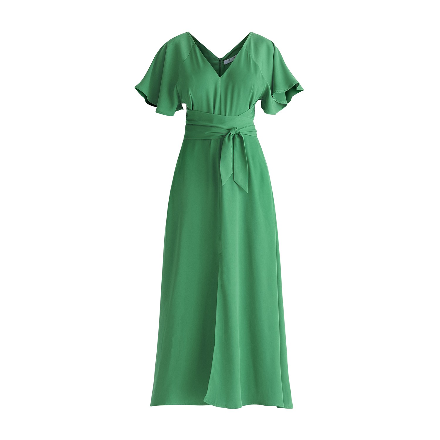 Paisie Women's Maxi Waist Tie Dress In Green