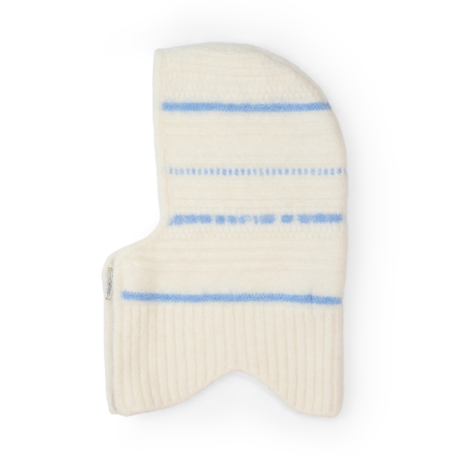 Arctic Fox & Co. Women's Blue / White The Alpaca Zip Balaclava - White In Multi