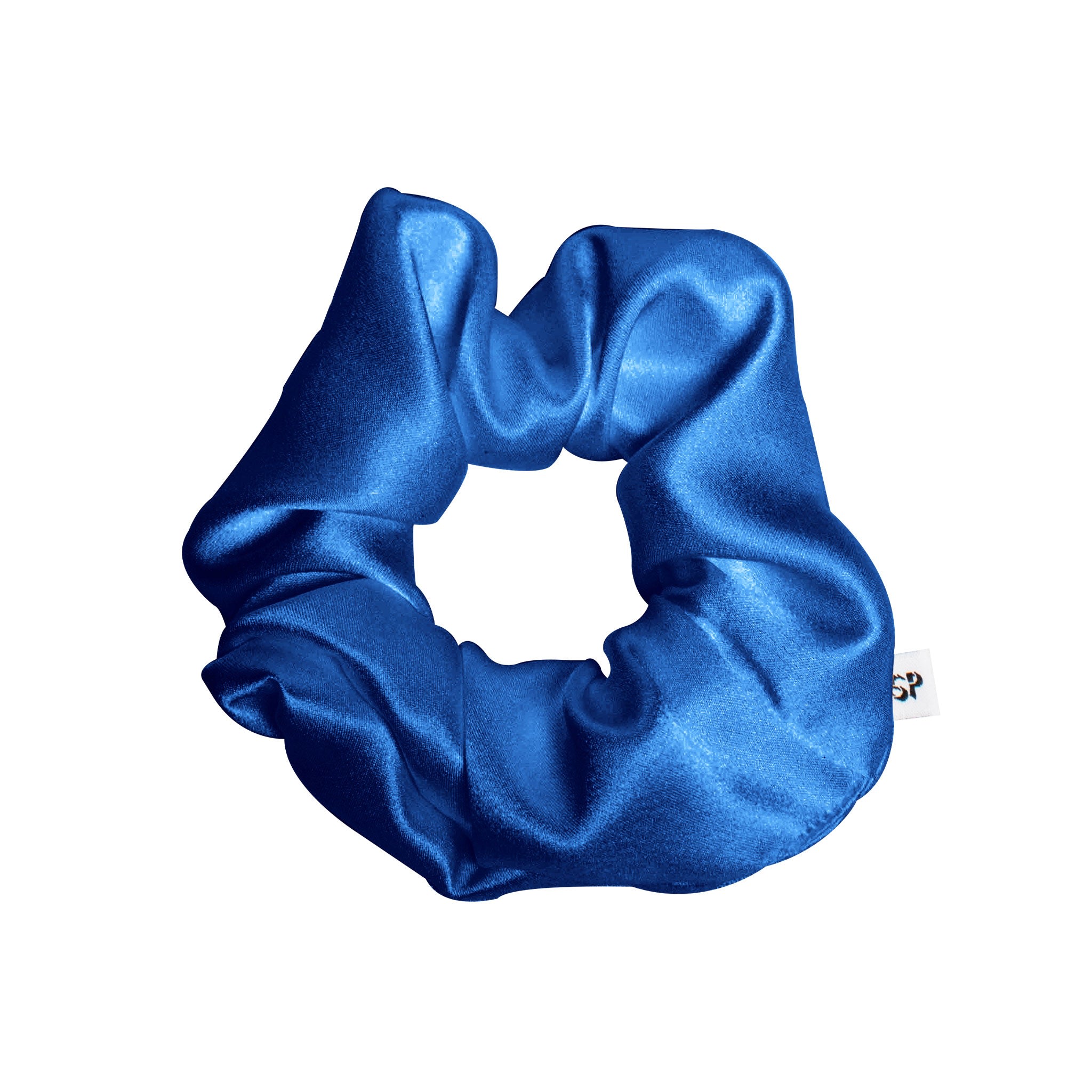 Women’s Blue Aiya Organic Silk Scrunchie Cobalt One Size Studio Pia